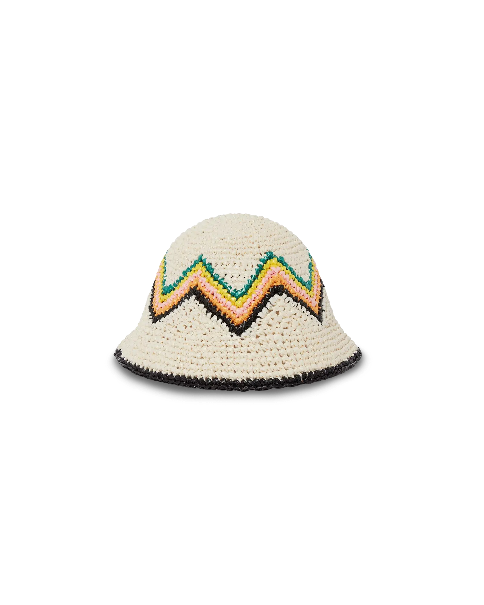 Sombrero de crochet de rafia
