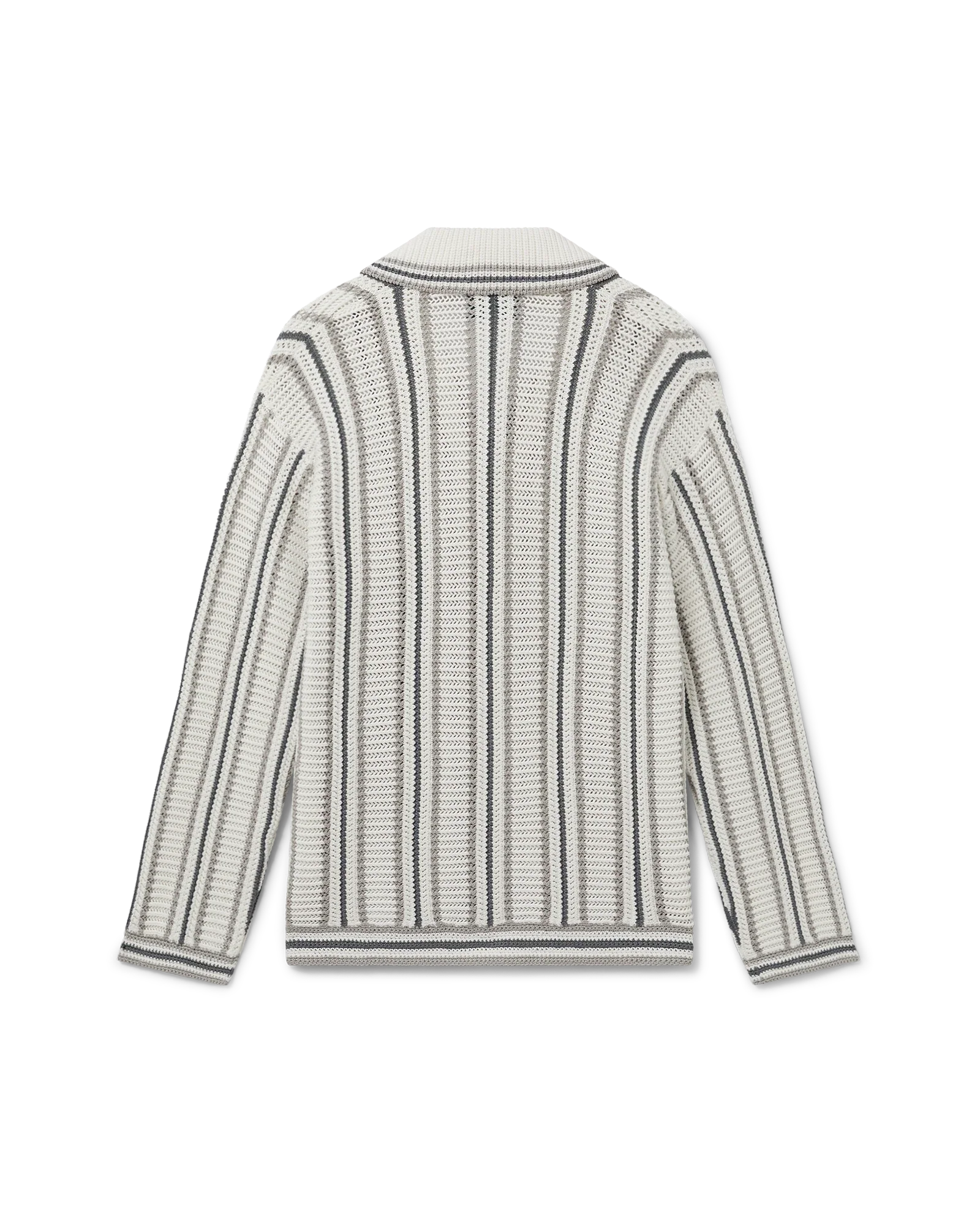 Camisa de manga larga de crochet