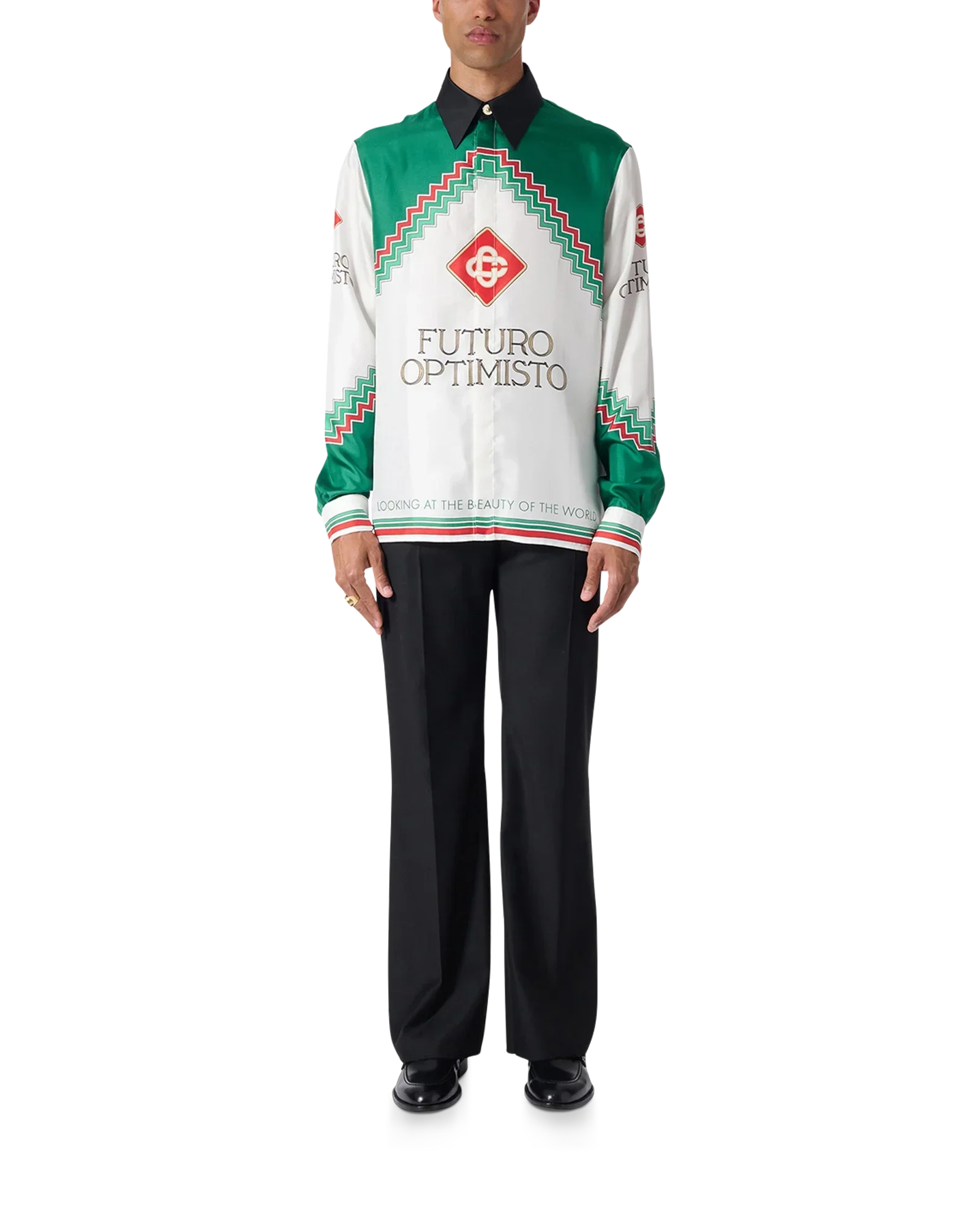 Camisa de seda Futuro Optimisto