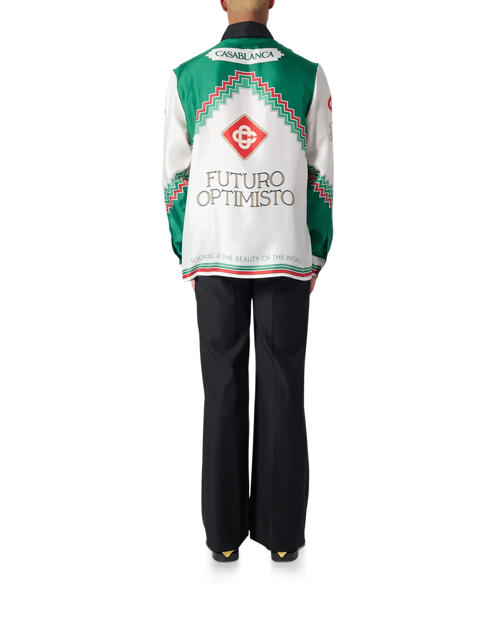 Camisa de seda Futuro Optimisto