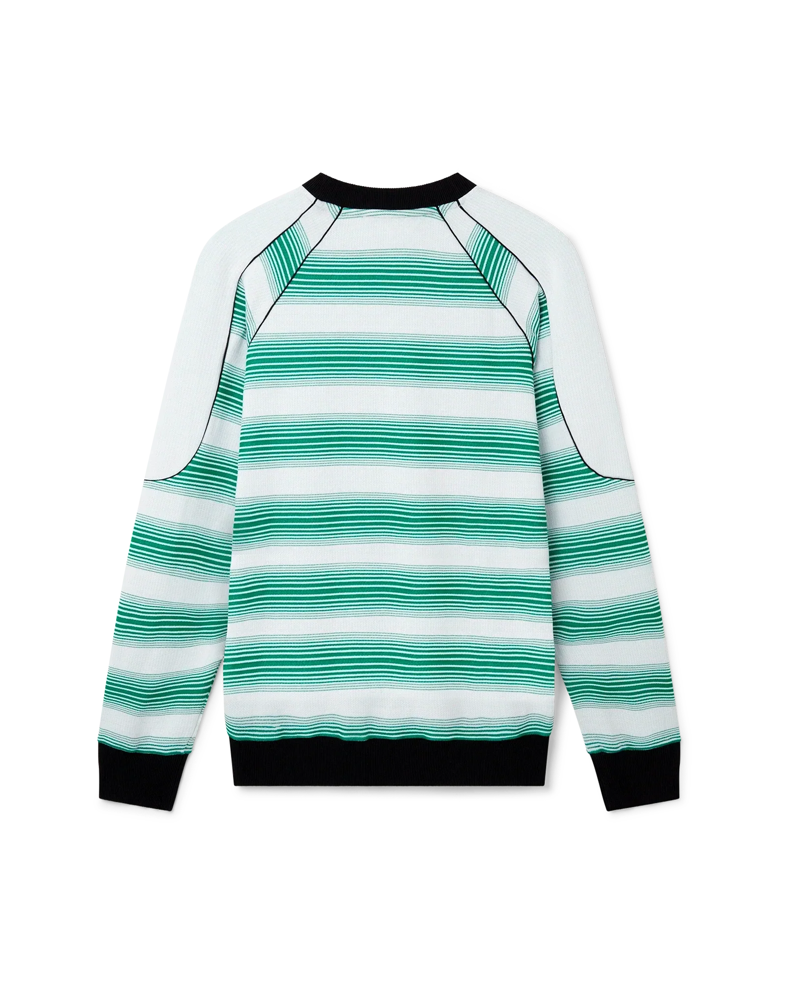Sudadera con rayas degradadas