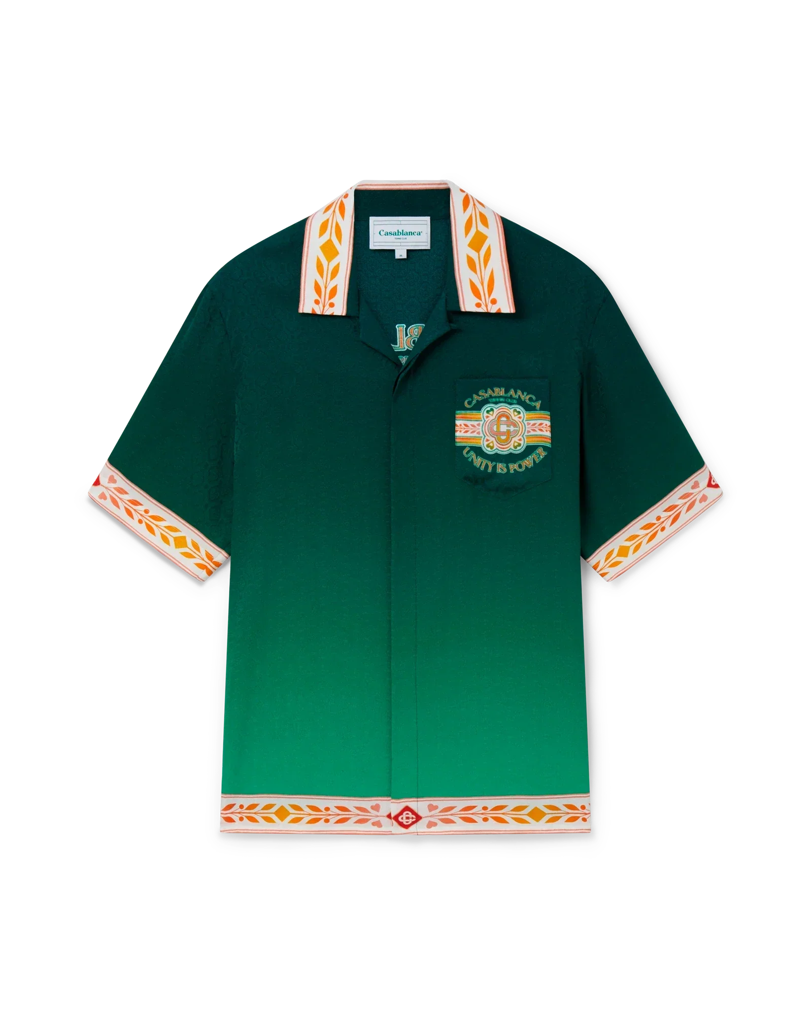 Camisa de seda "Unity Is Power"