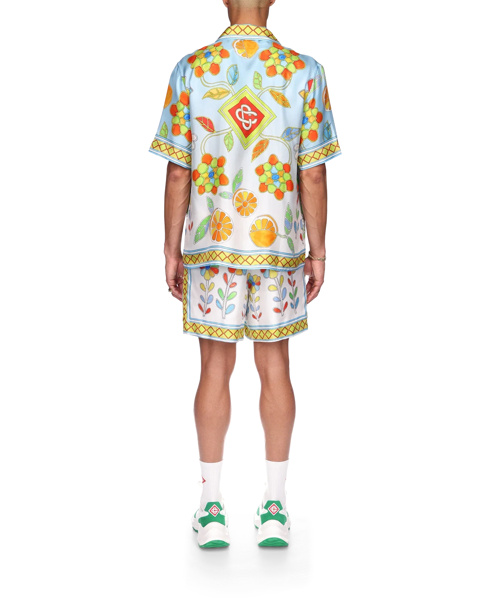 Yoruba Flowers Silk Shirt