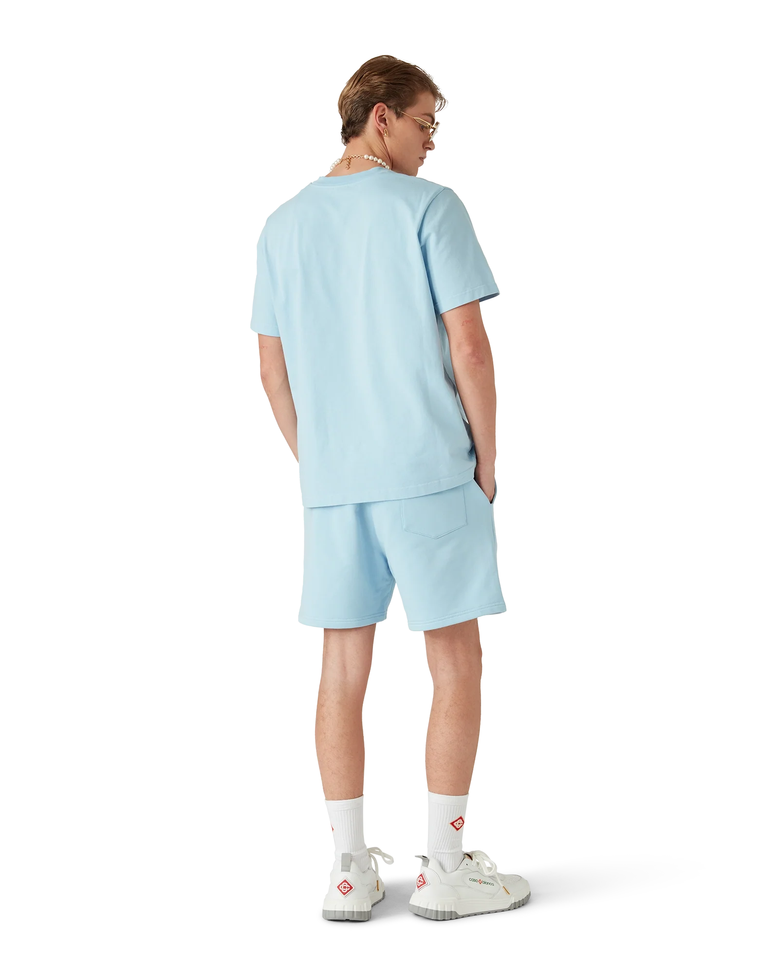 Pantalones cortos deportivos con logotipo de diamante