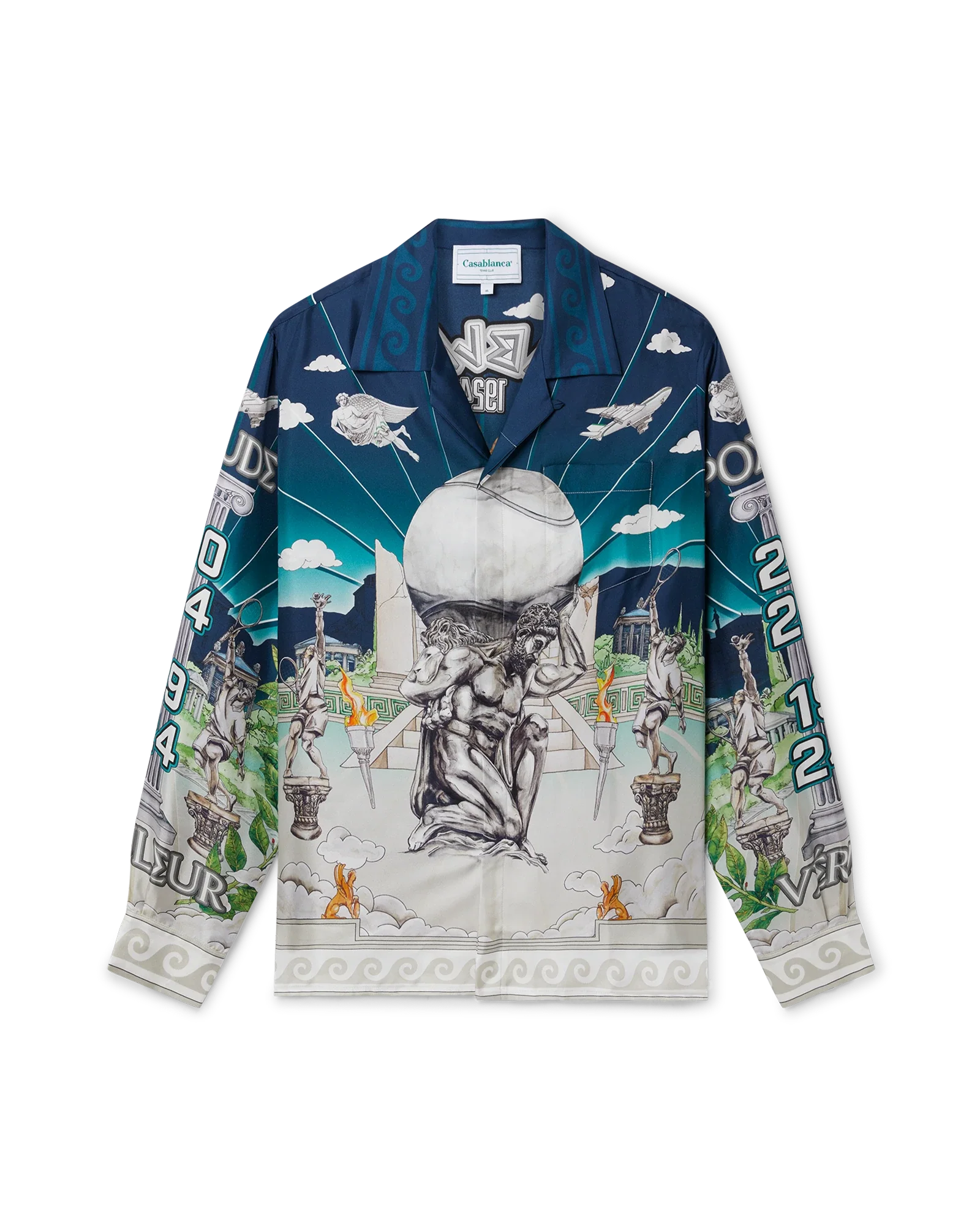 Camisa de seda The Temple of Sport
