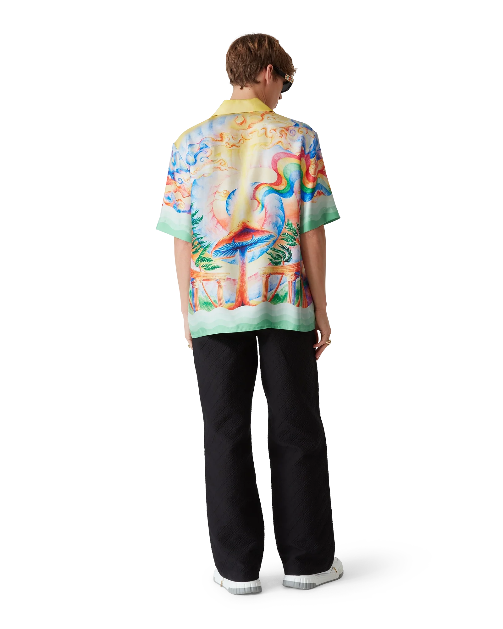Camisa de seda de manga corta Nature's Teacher