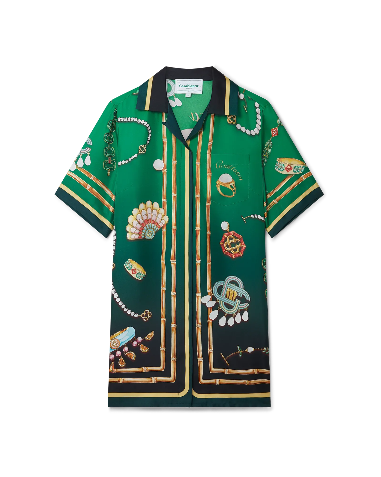 El joyero del vestido de seda