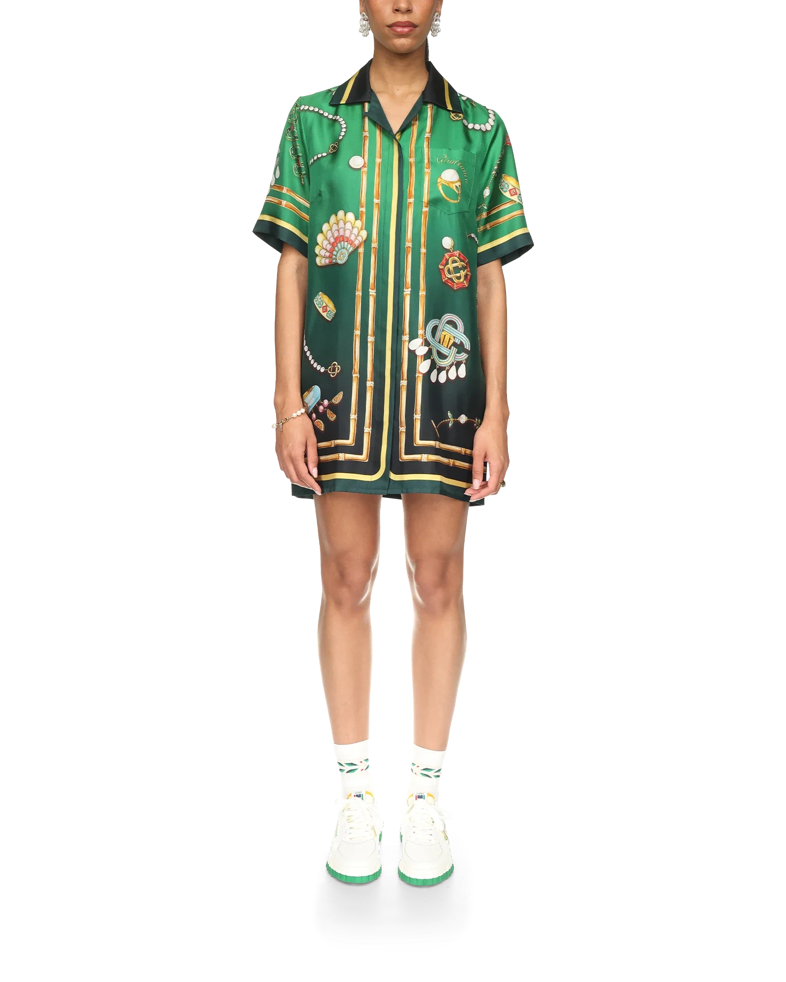El joyero del vestido de seda