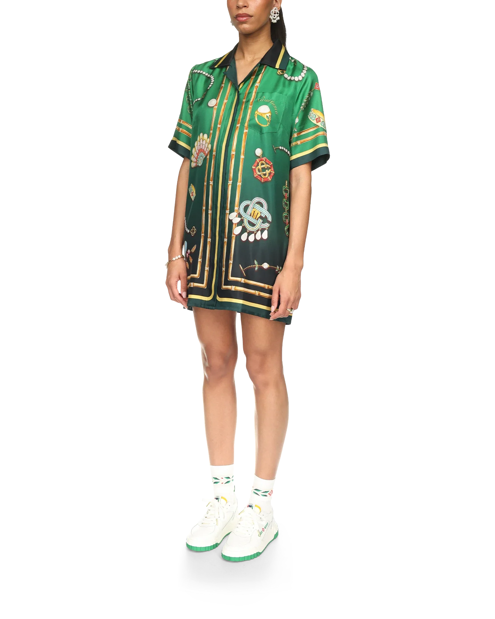 El joyero del vestido de seda