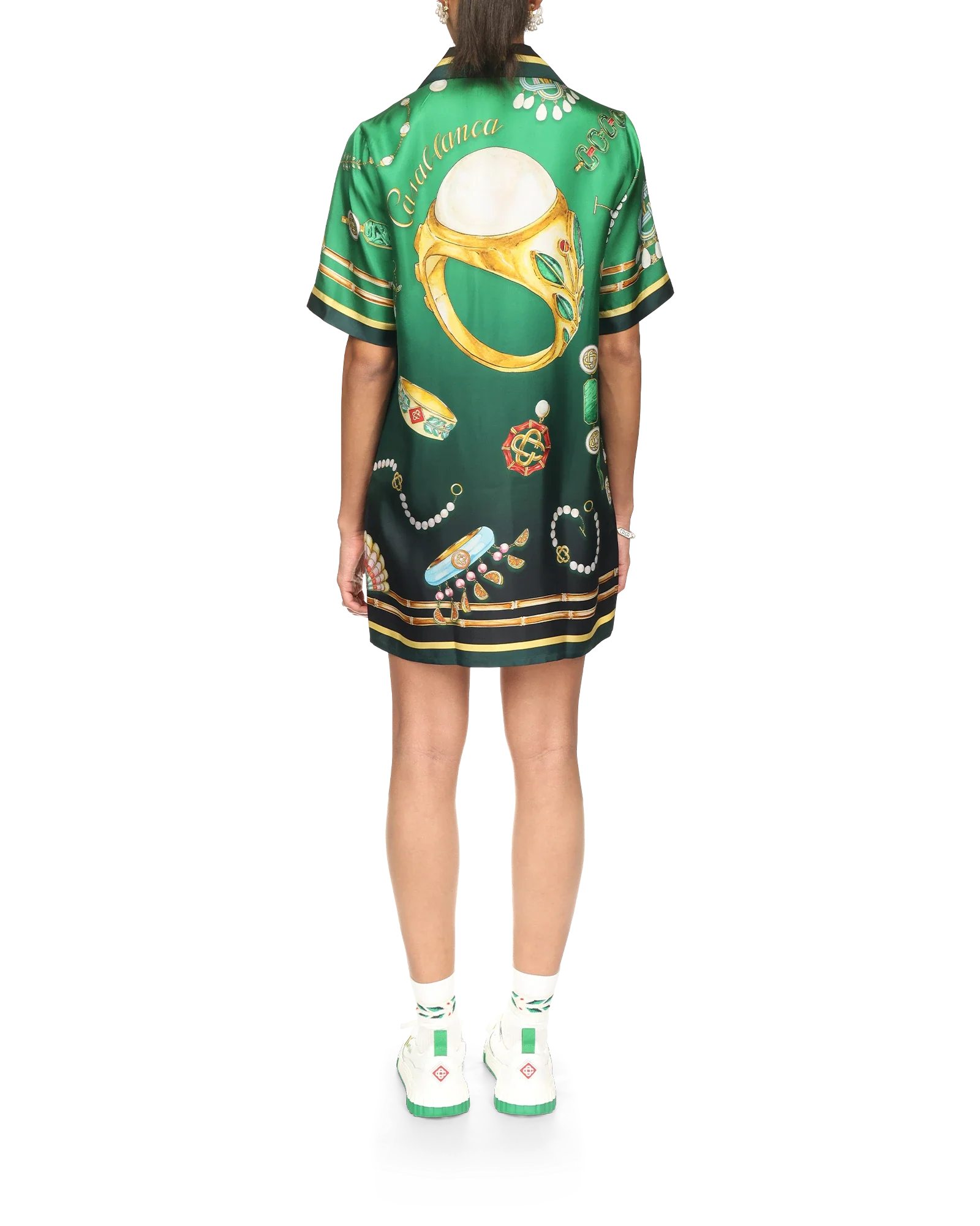 El joyero del vestido de seda