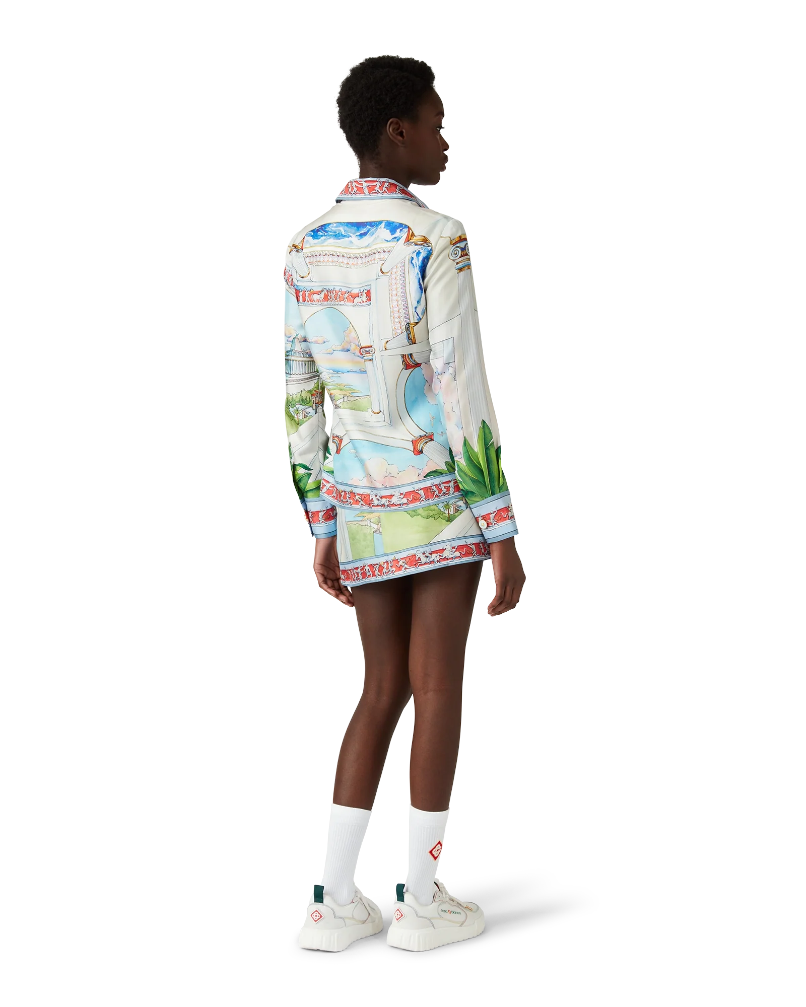 Camisa de seda de manga larga Le Passage