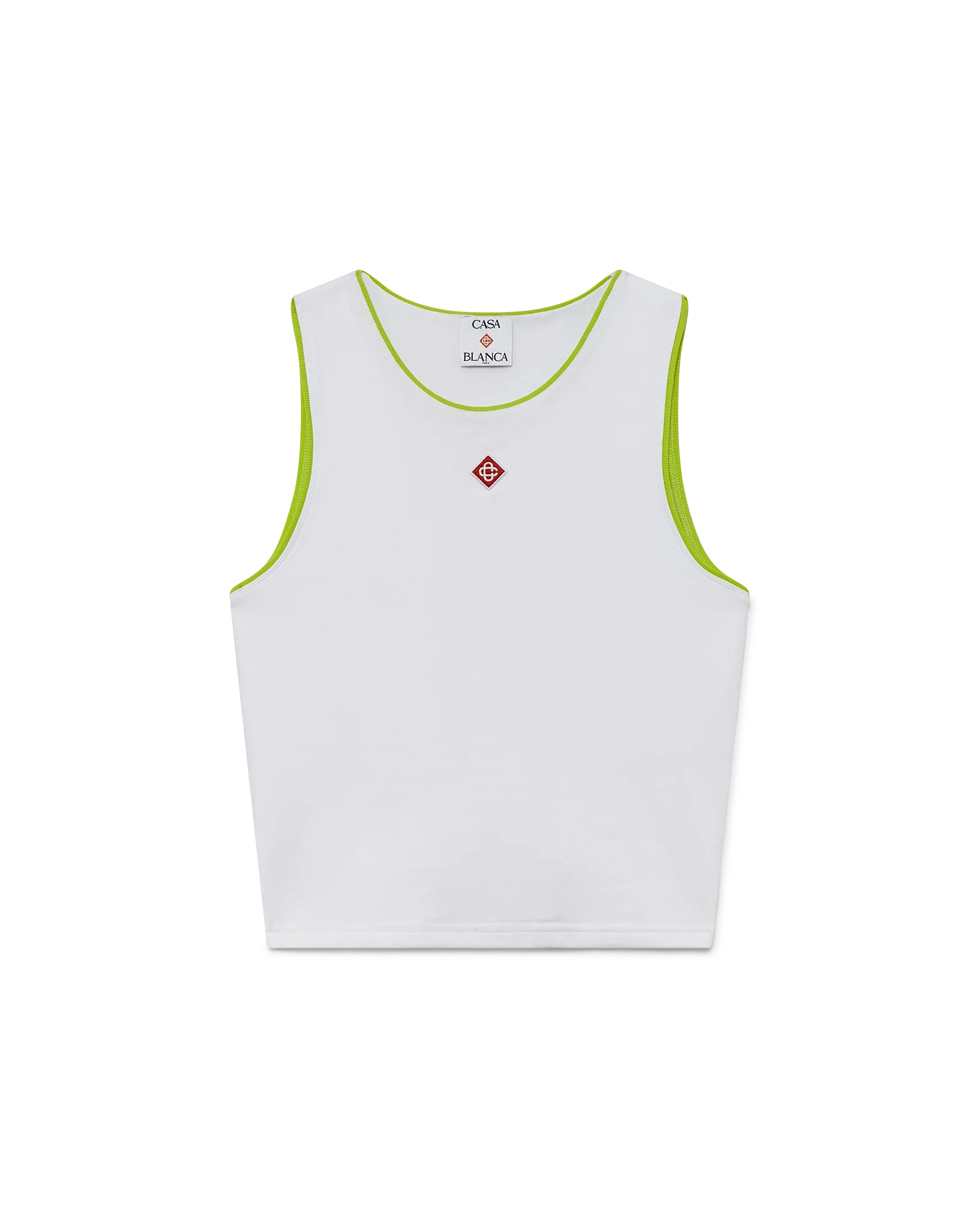 Camiseta sin mangas con el logotipo de diamante