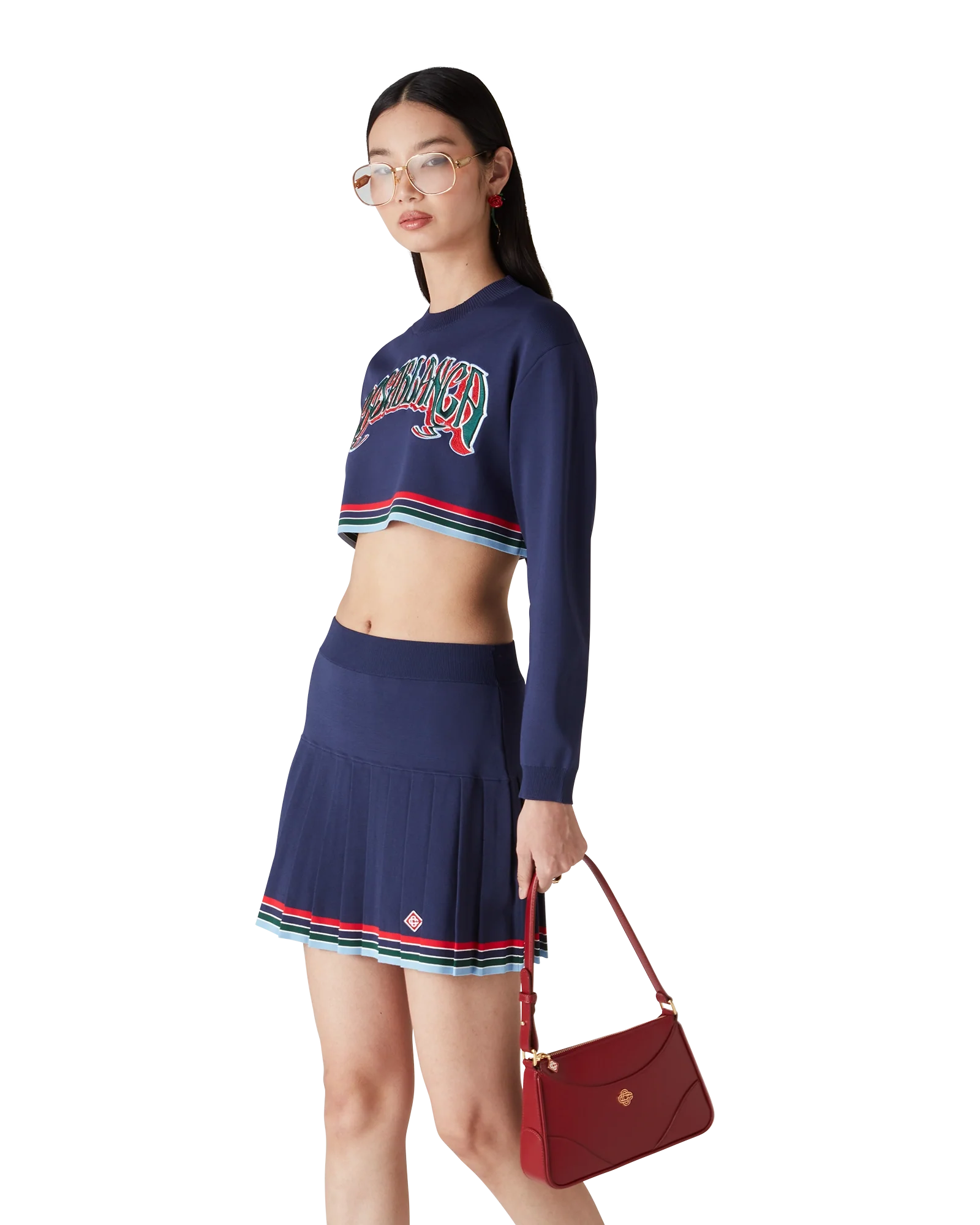 Falda plisada de béisbol