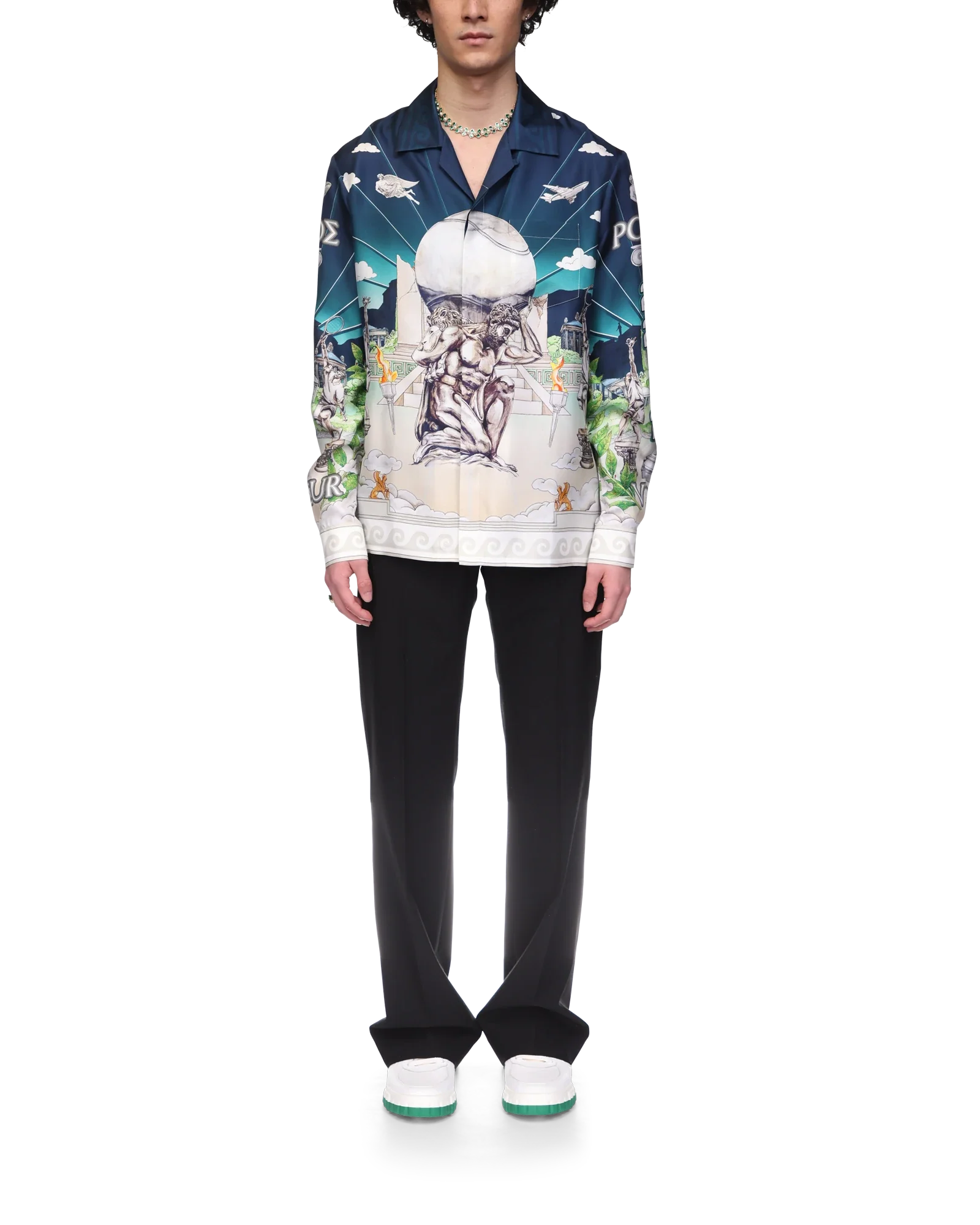 Camisa de seda The Temple of Sport