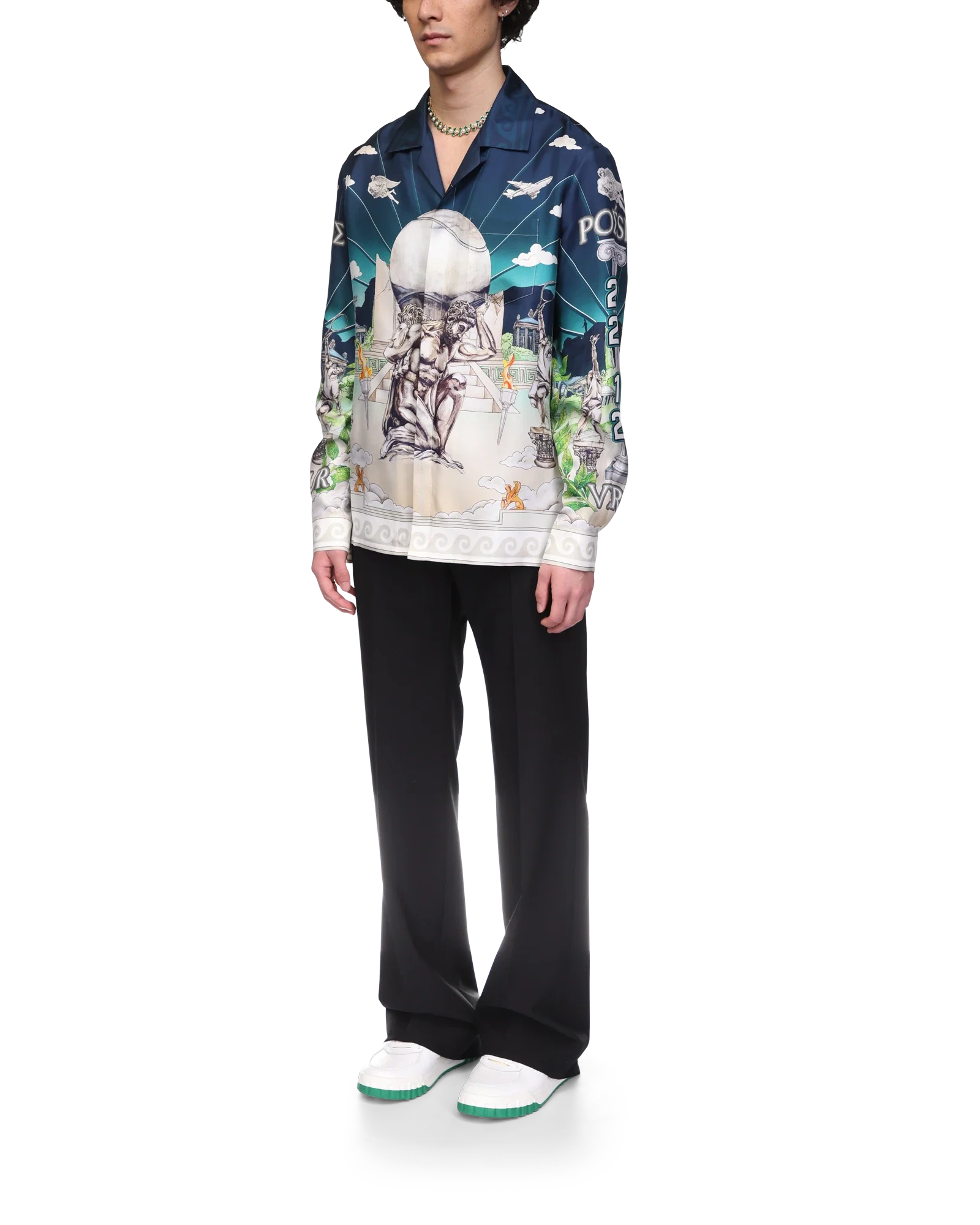 Camisa de seda The Temple of Sport