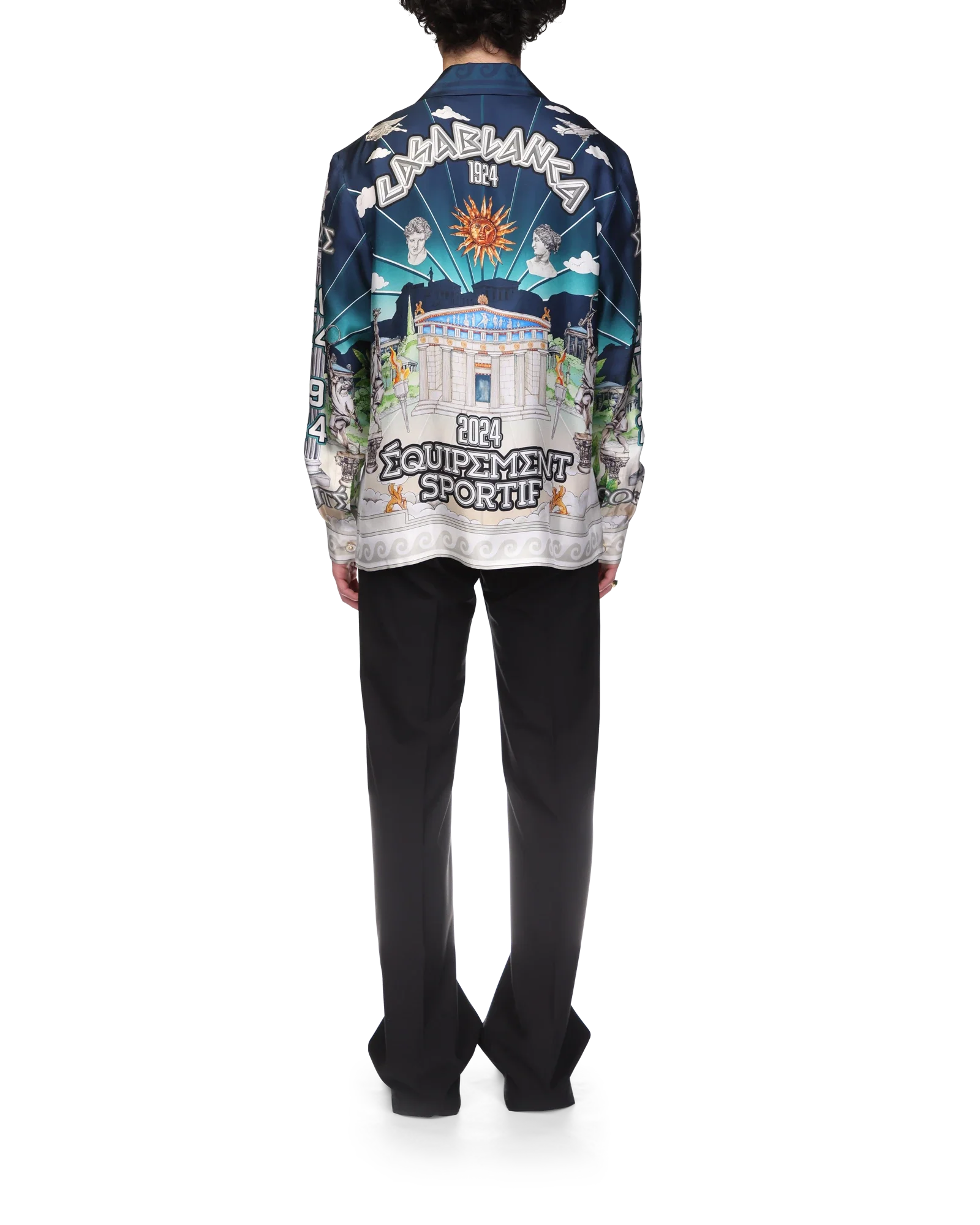 Camisa de seda The Temple of Sport