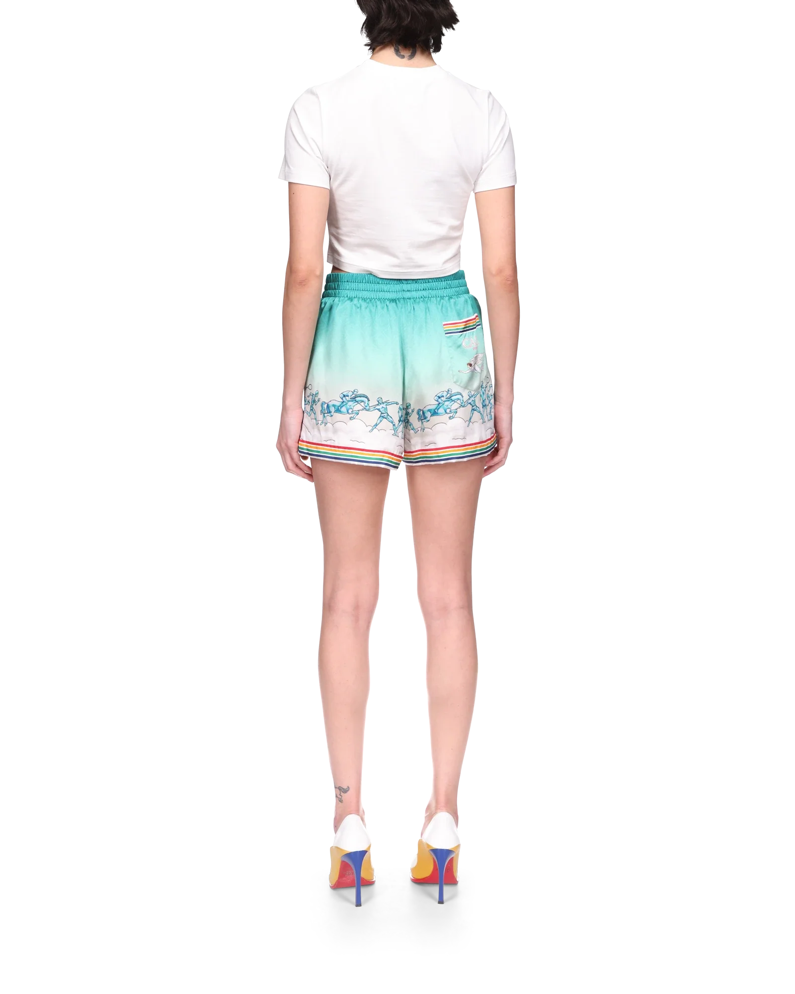Pantalones cortos de seda Stadium Goddess