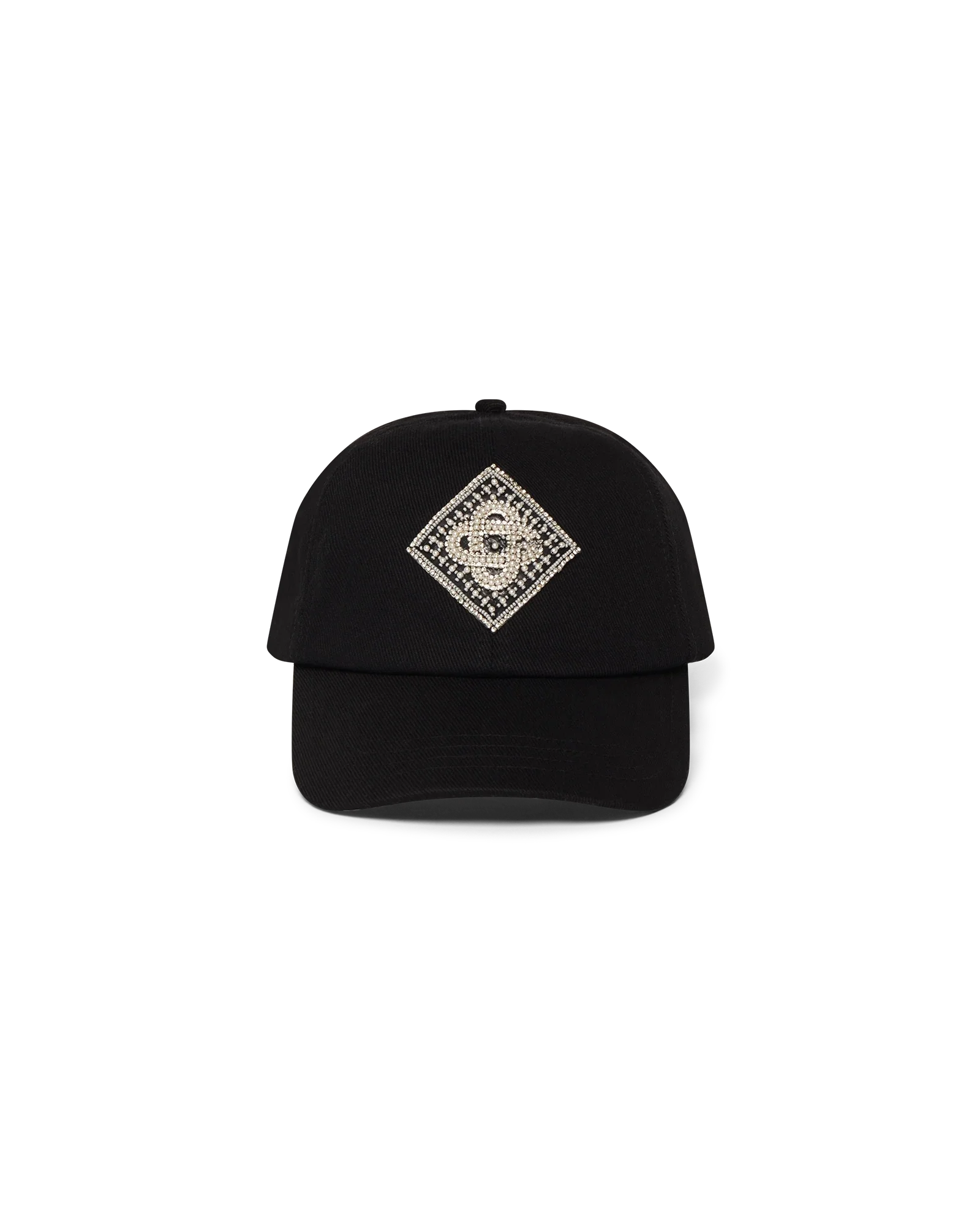 Gorra de diamante perlado