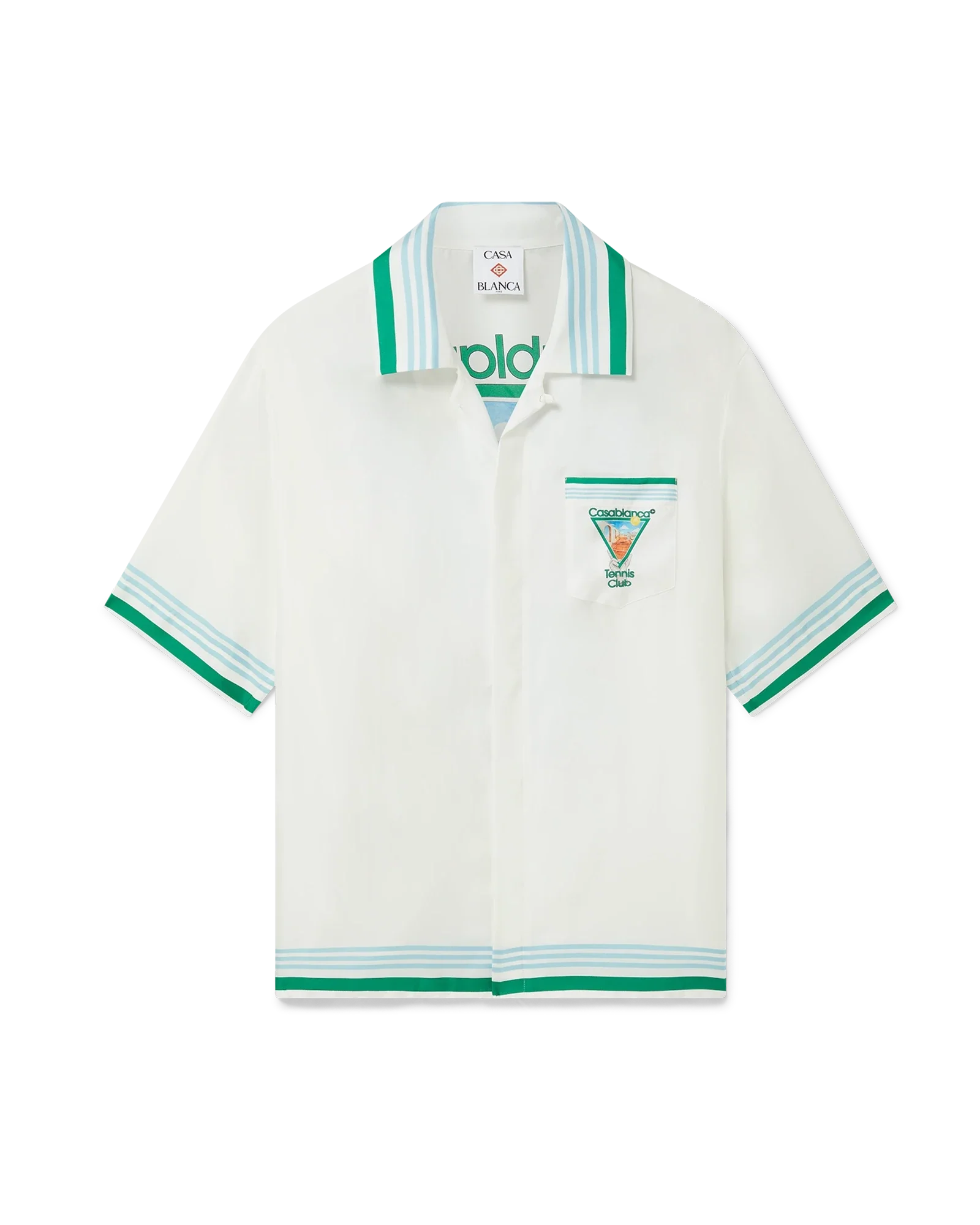 Camisa de seda de manga corta Metaphysical Tennis Icon