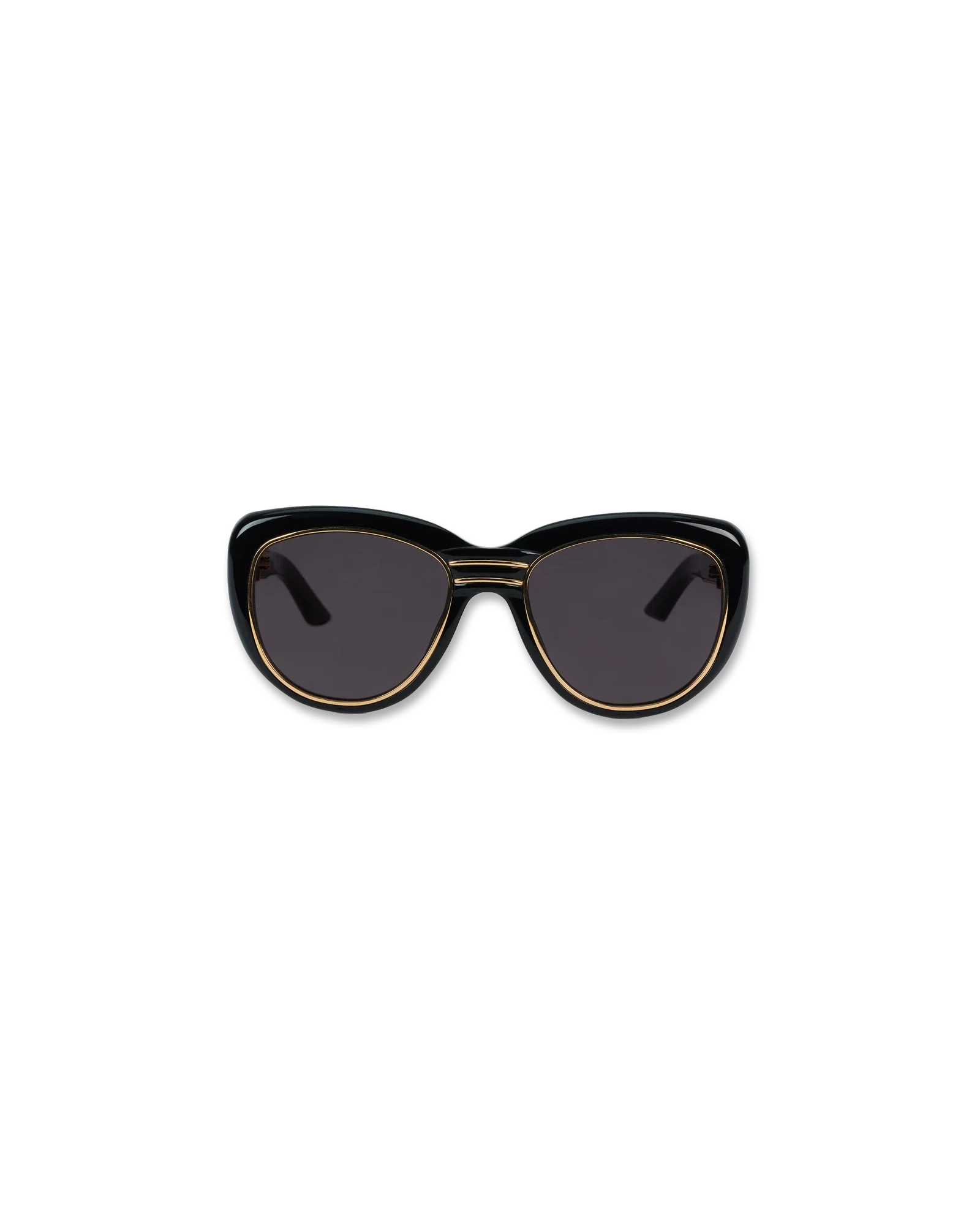 Gafas de sol The Wing negras y doradas