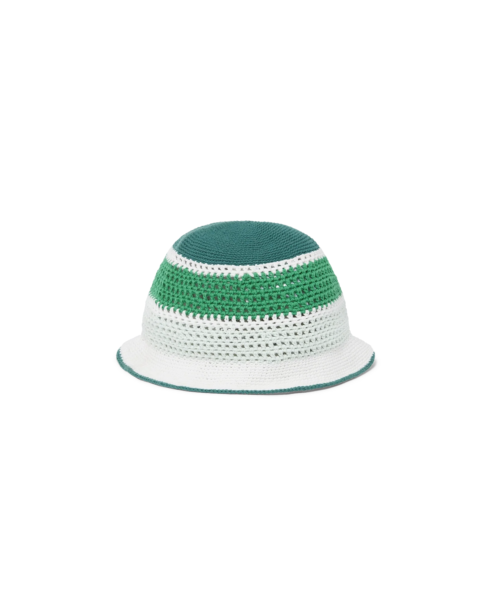 Gorro de crochet a rayas