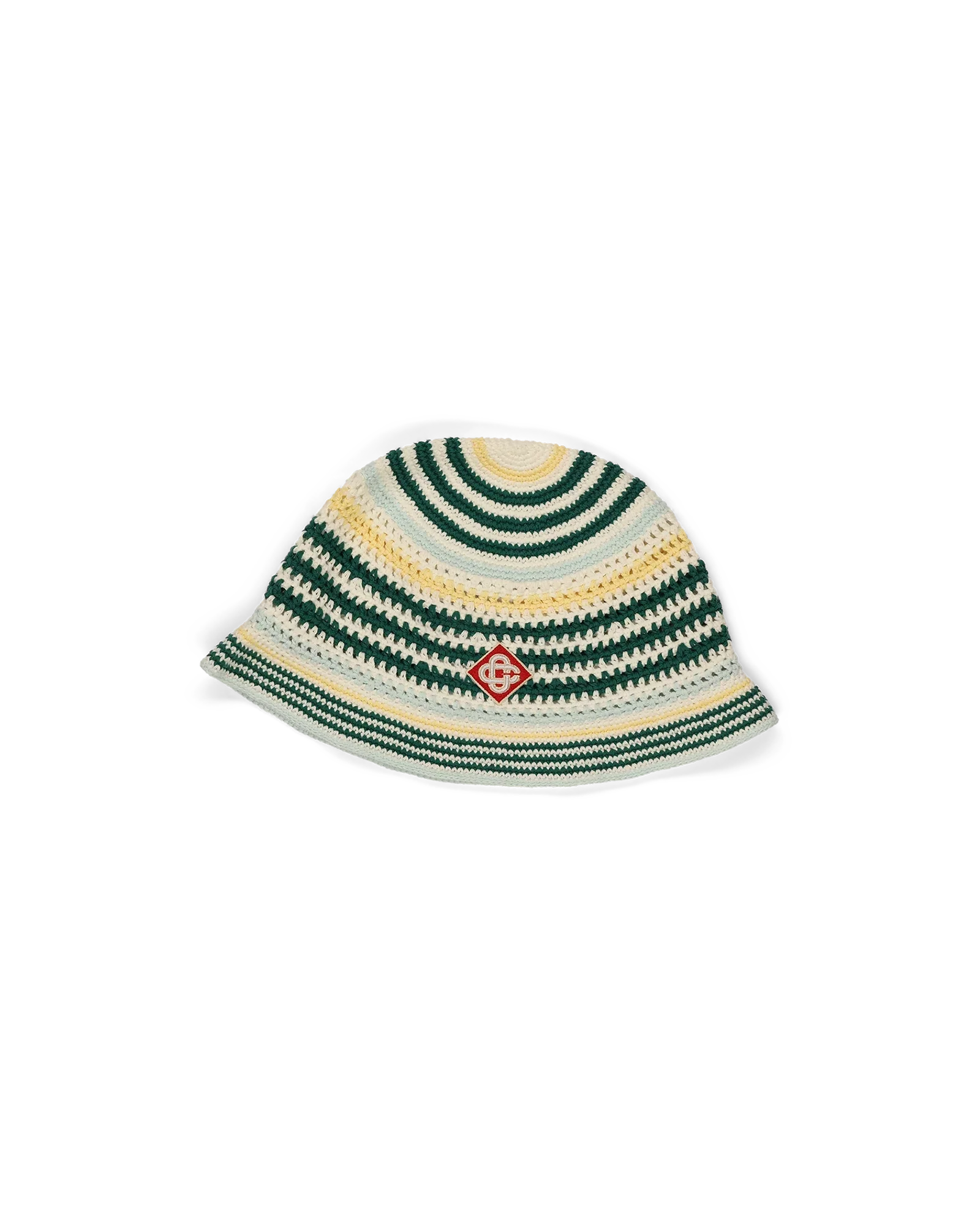 Gorro de crochet con monograma