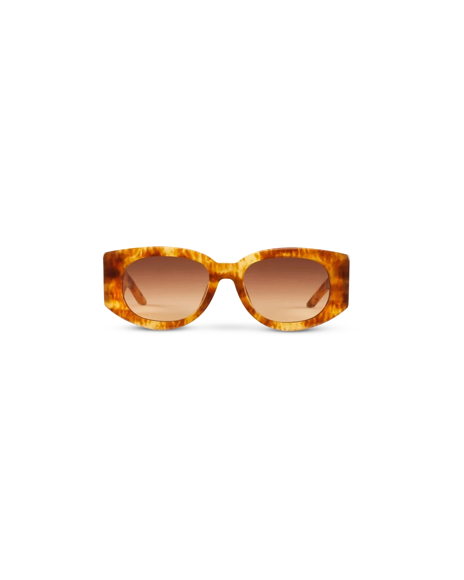 Gafas de sol Memphis doradas y marrones