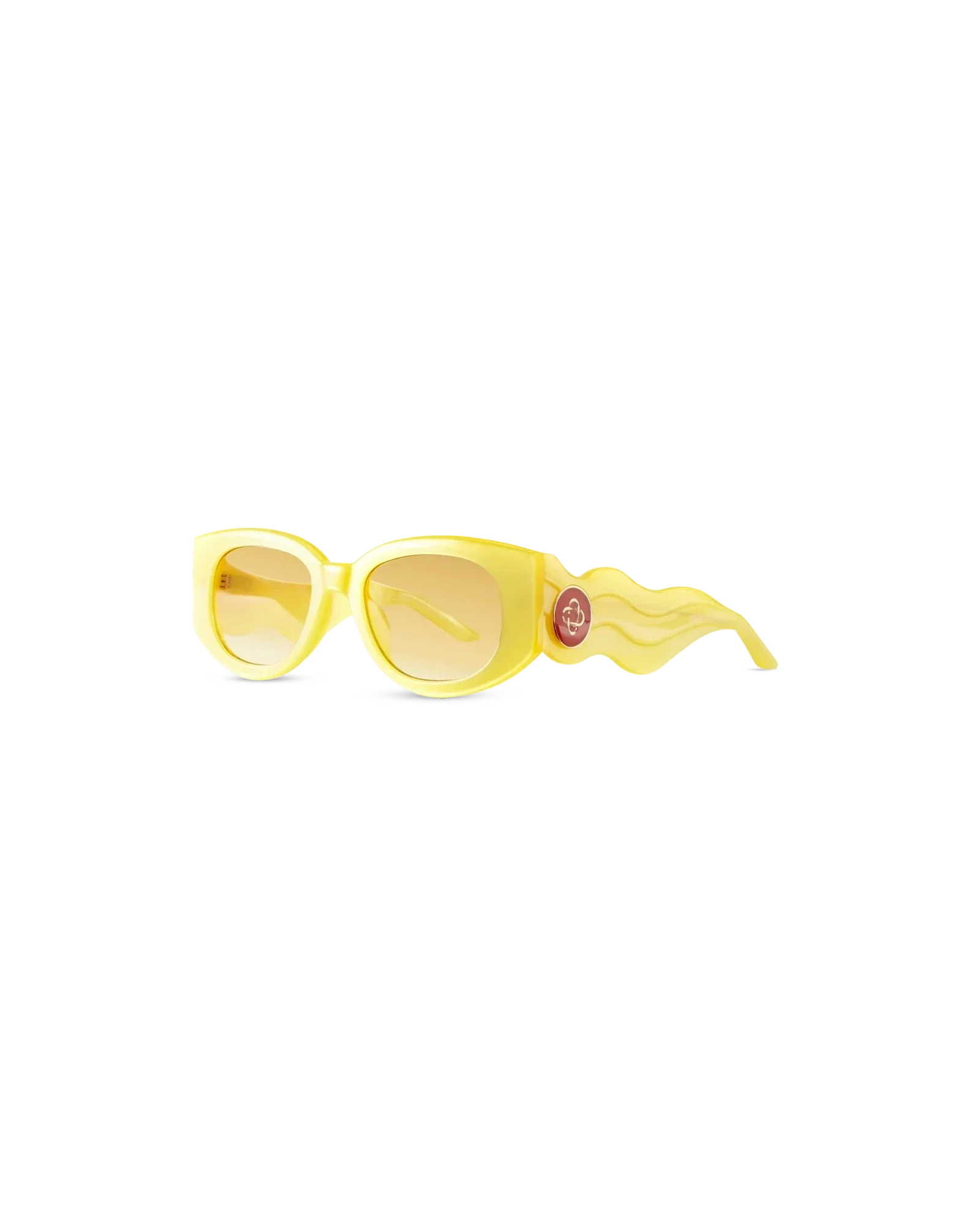 Gafas de sol Memphis amarillas y doradas