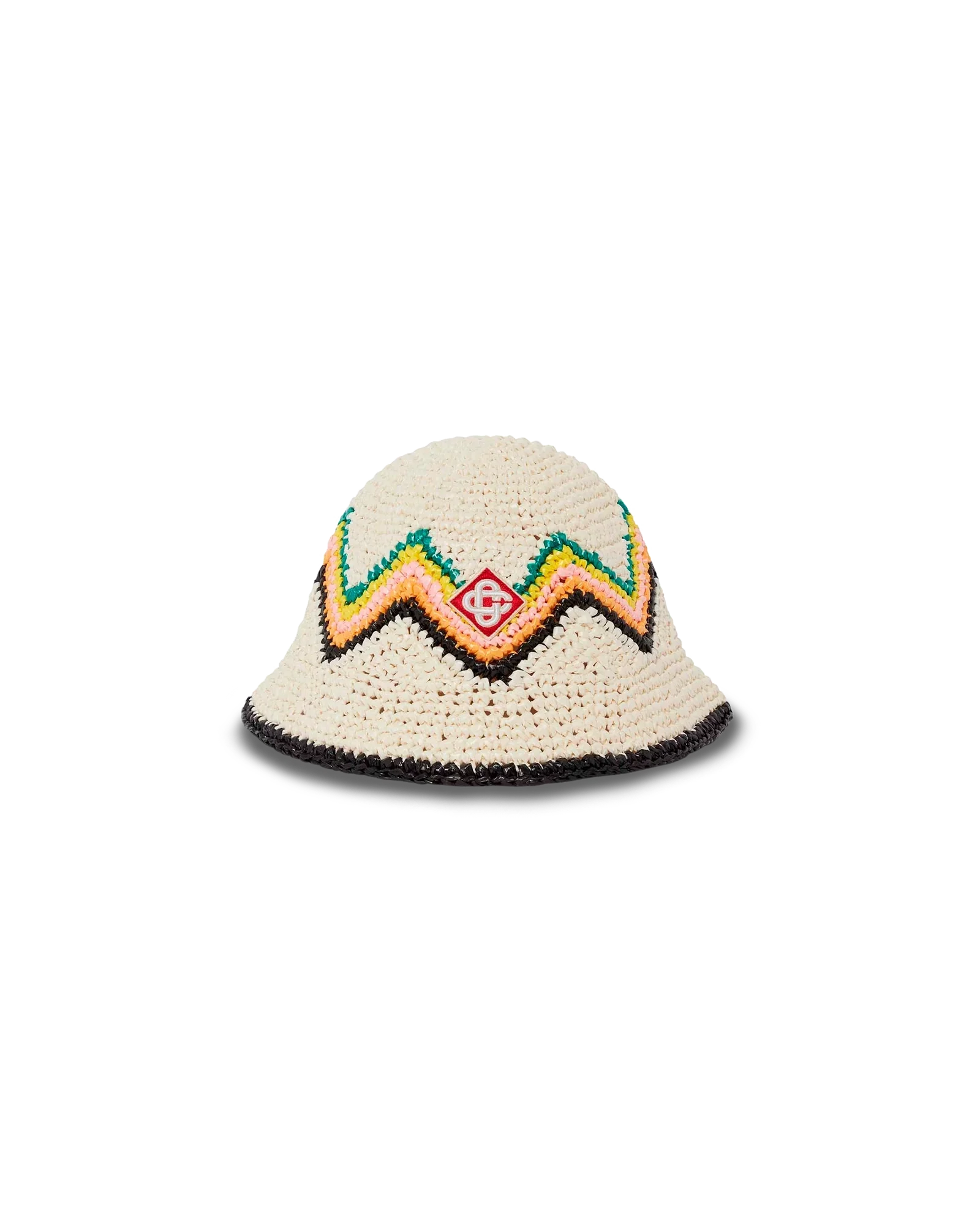 Sombrero de crochet de rafia