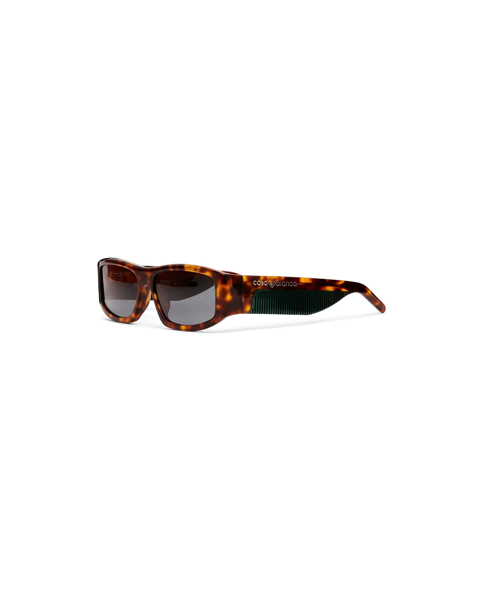 Gafas de sol rectangulares de carey