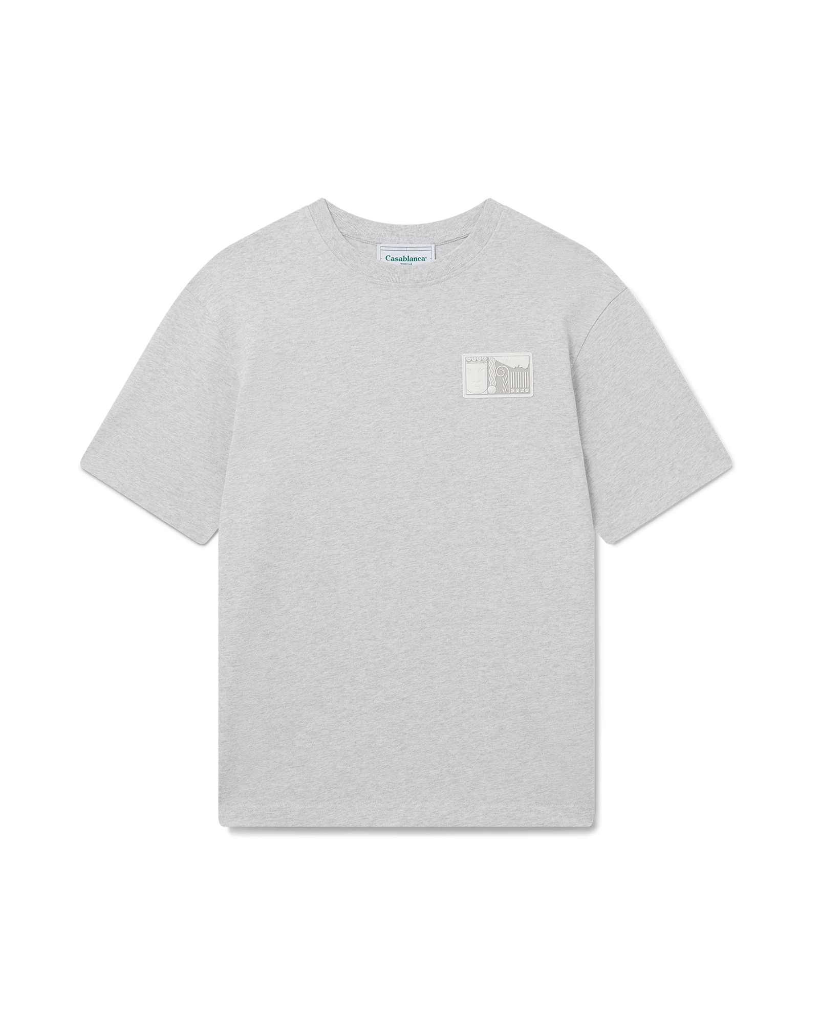 Camiseta extragrande con estatuas de tenis