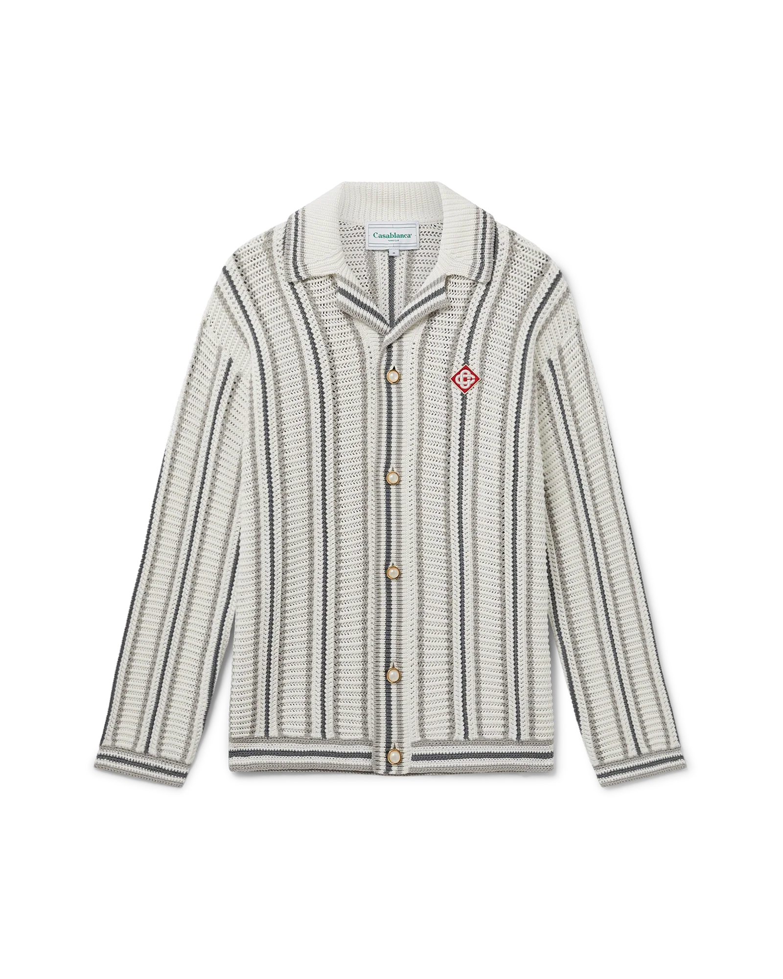 Camisa de manga larga de crochet