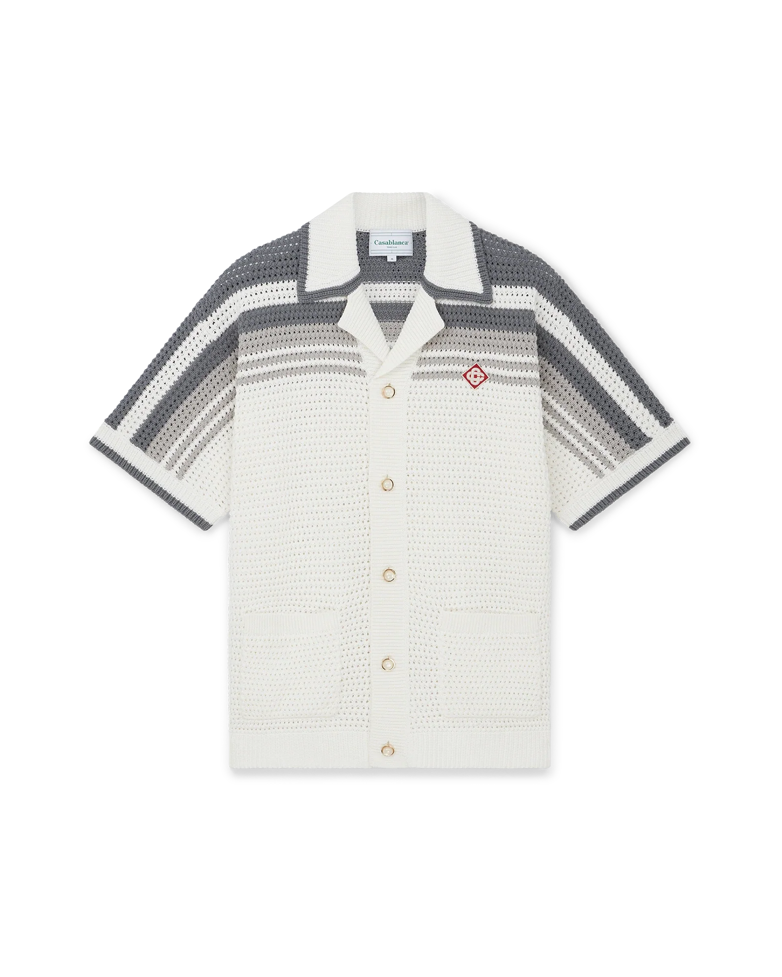 Camiseta de tenis de crochet
