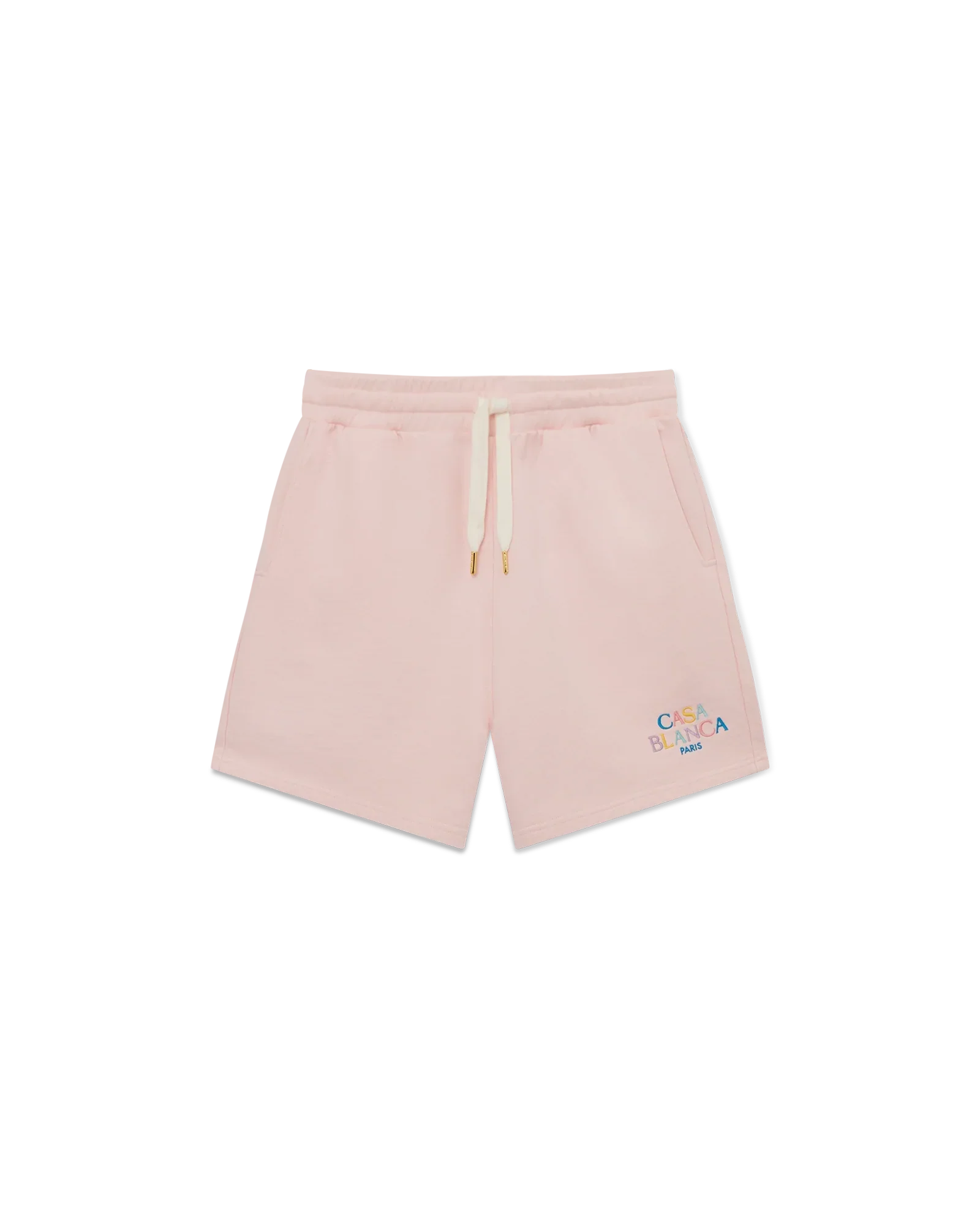 Pantalones cortos deportivos con logotipo apilado