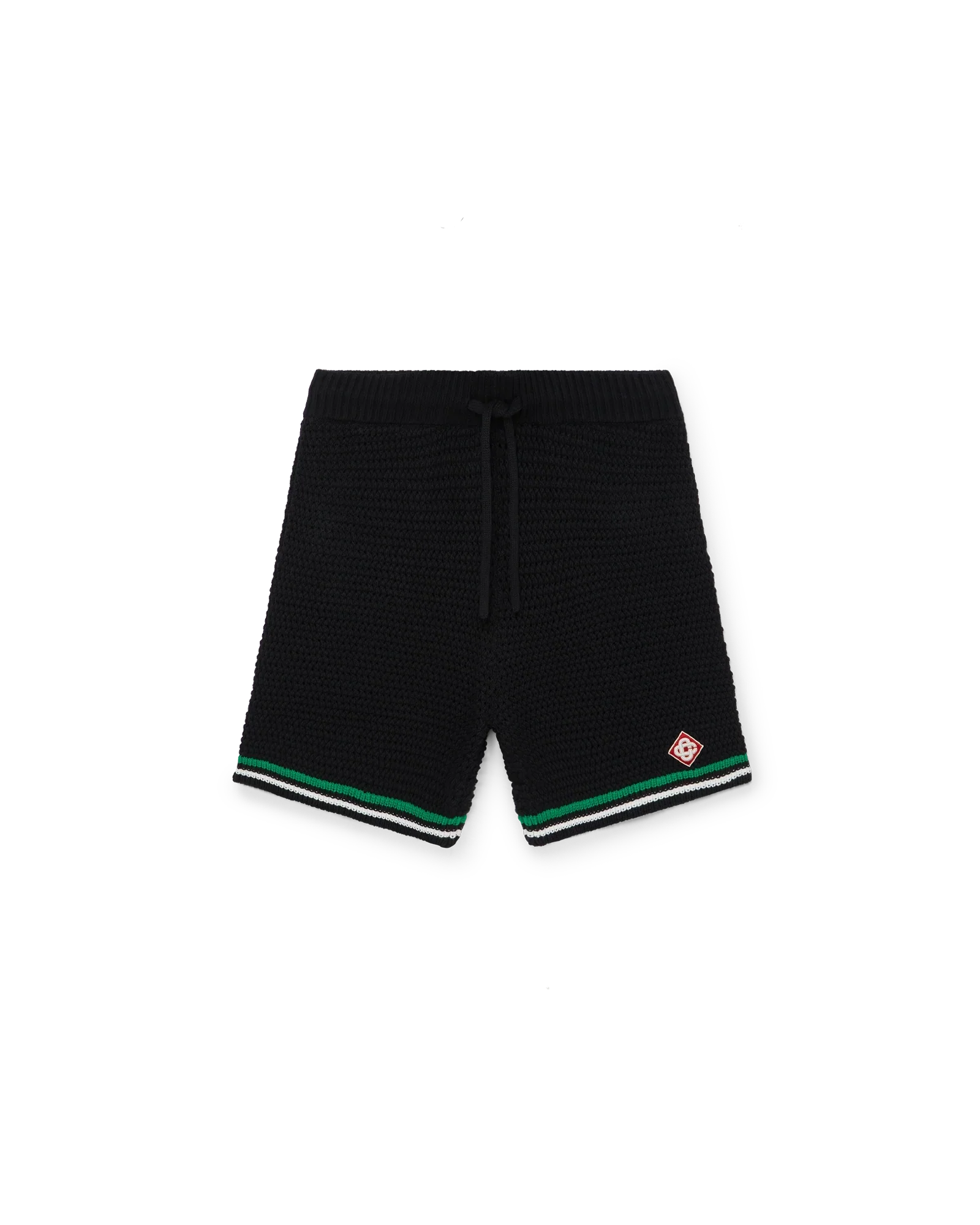 Pantalones cortos de tenis de crochet