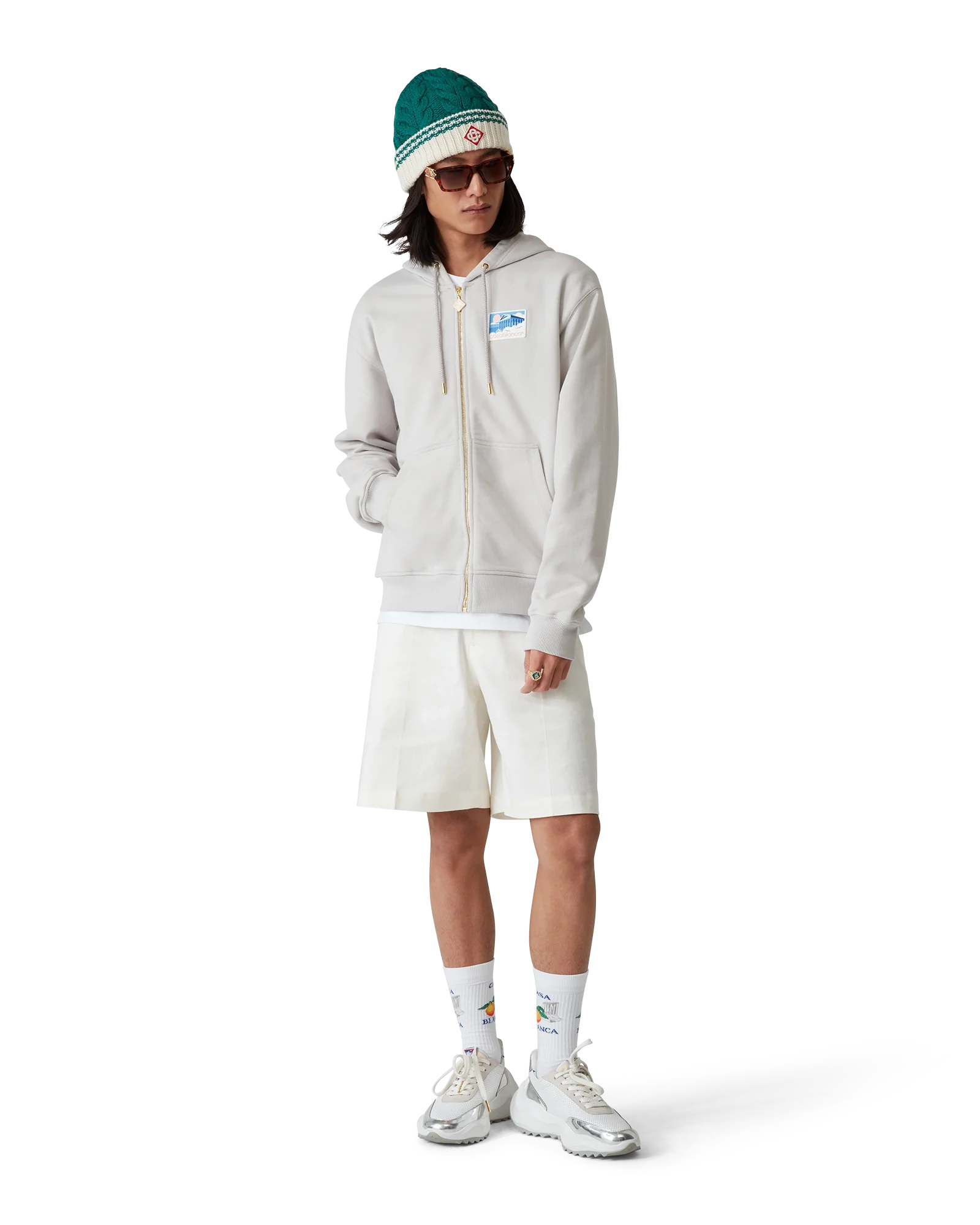 Sudadera con capucha del templo griego
