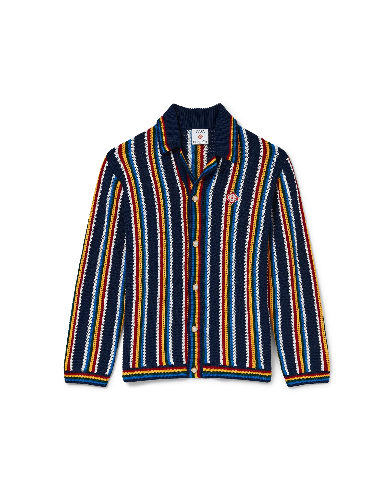 Crochet Stripe Shirt