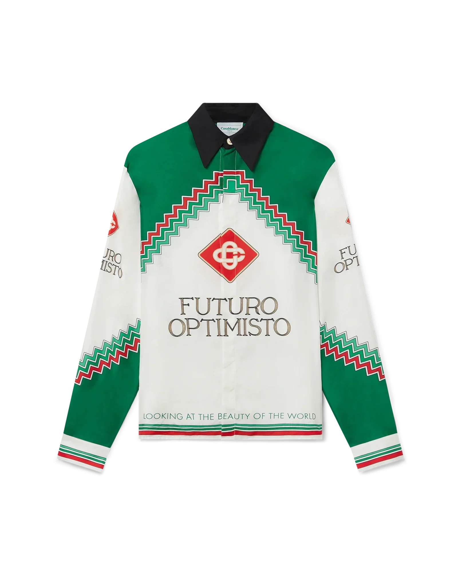 Camisa de seda Futuro Optimisto