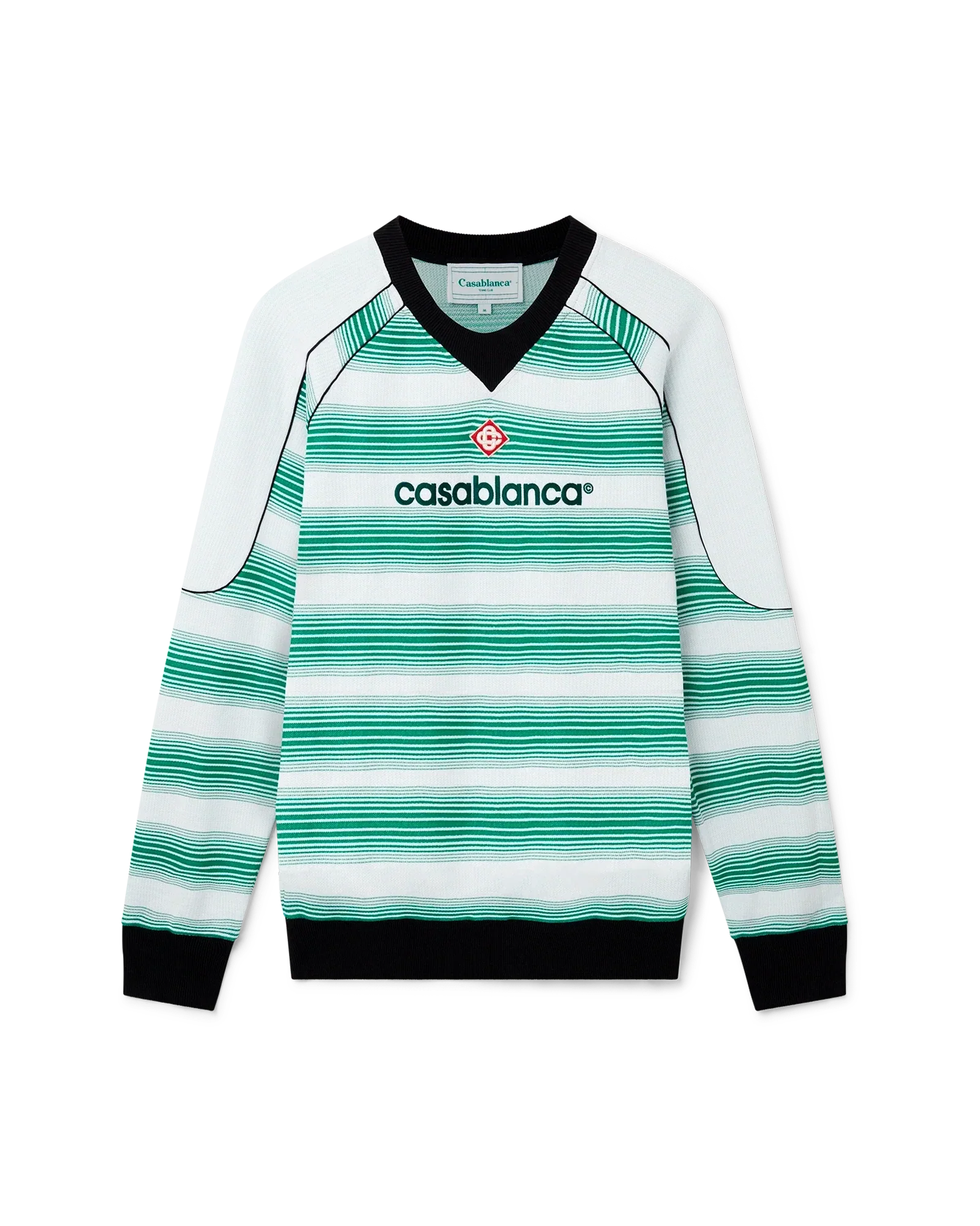 Sudadera con rayas degradadas