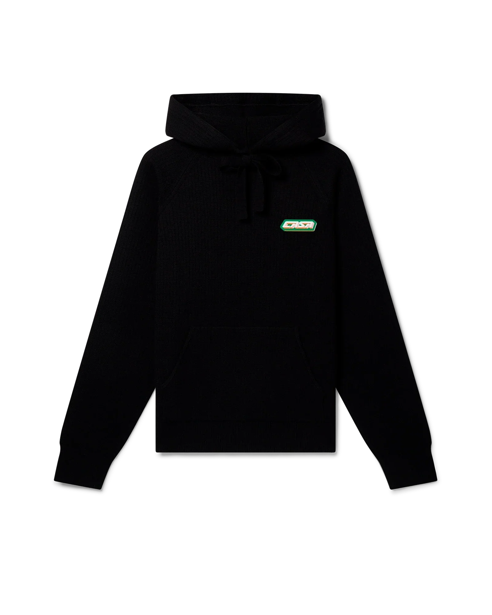 Sudadera con capucha y efecto acanalado