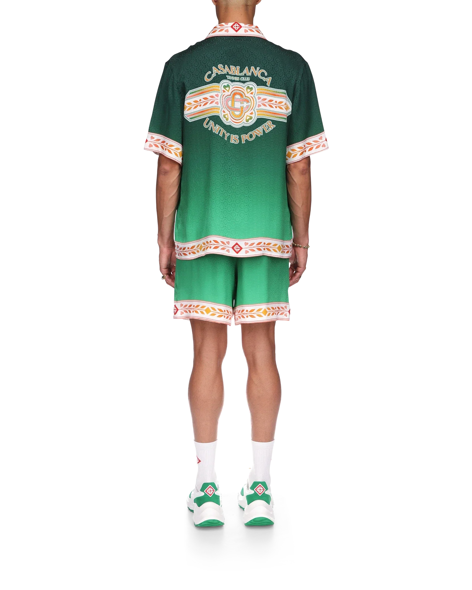Camisa de seda "Unity Is Power"