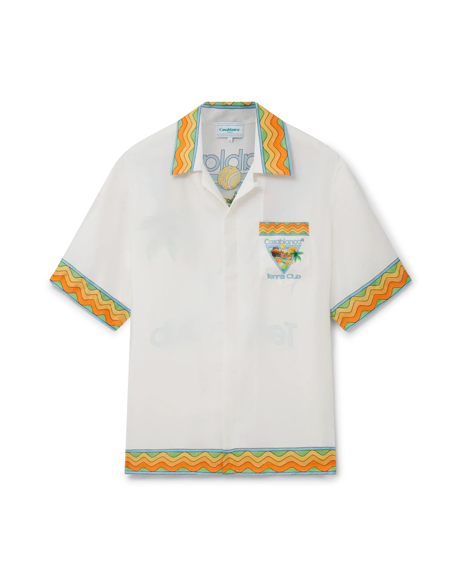 Camisa de seda del Club de Tenis Afrocubista