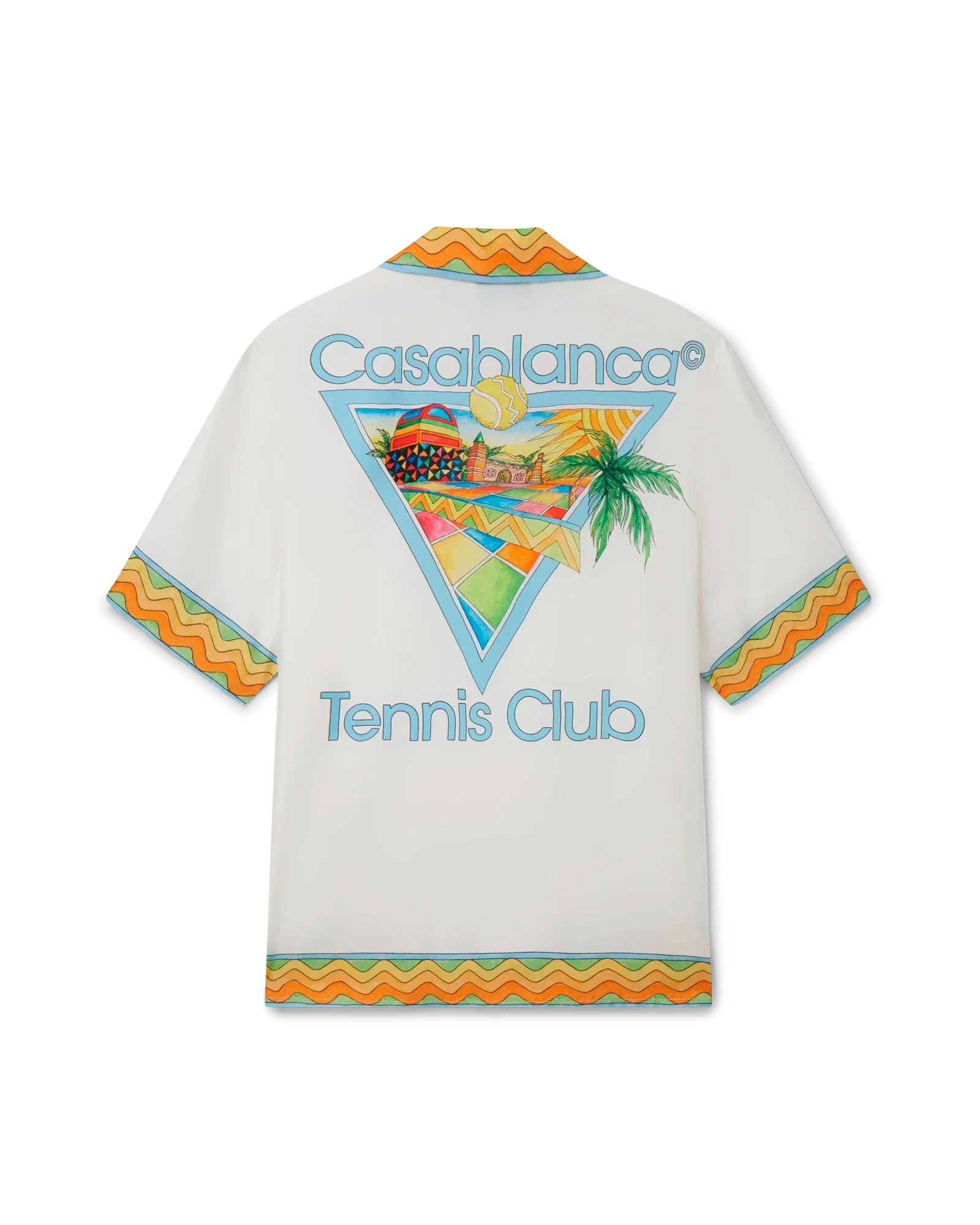 Camisa de seda del Club de Tenis Afrocubista