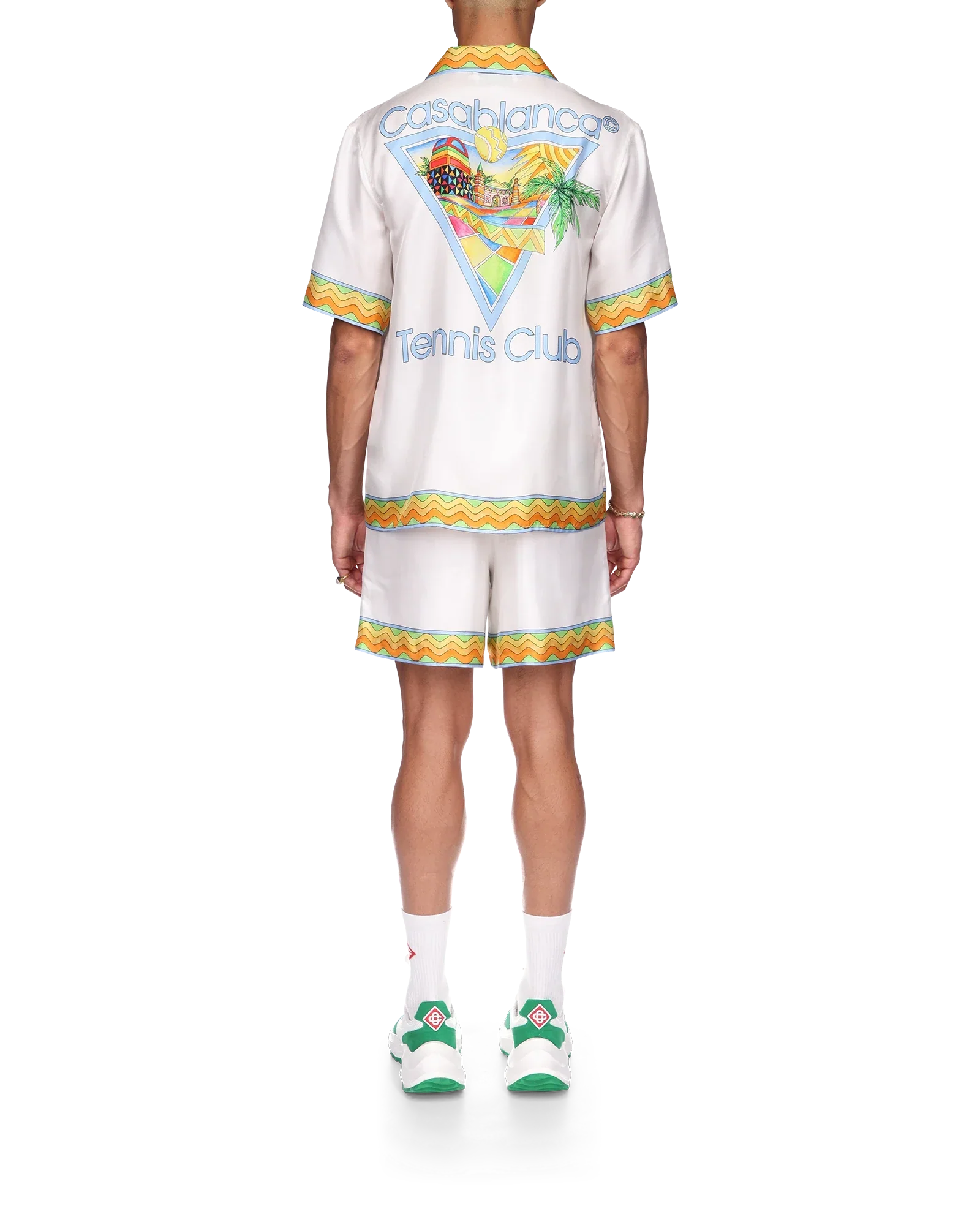 Camisa de seda del Club de Tenis Afrocubista