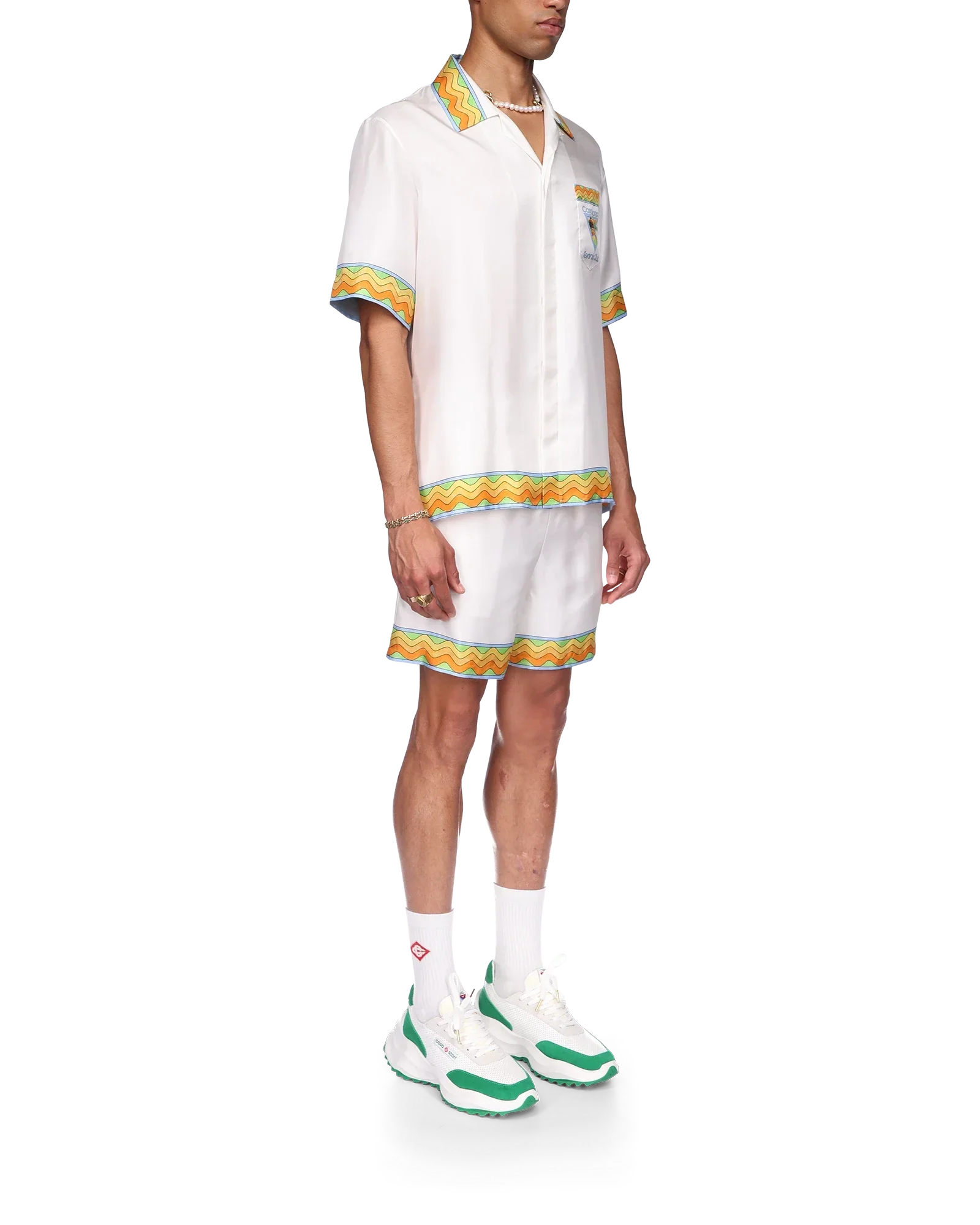 Camisa de seda del Club de Tenis Afrocubista