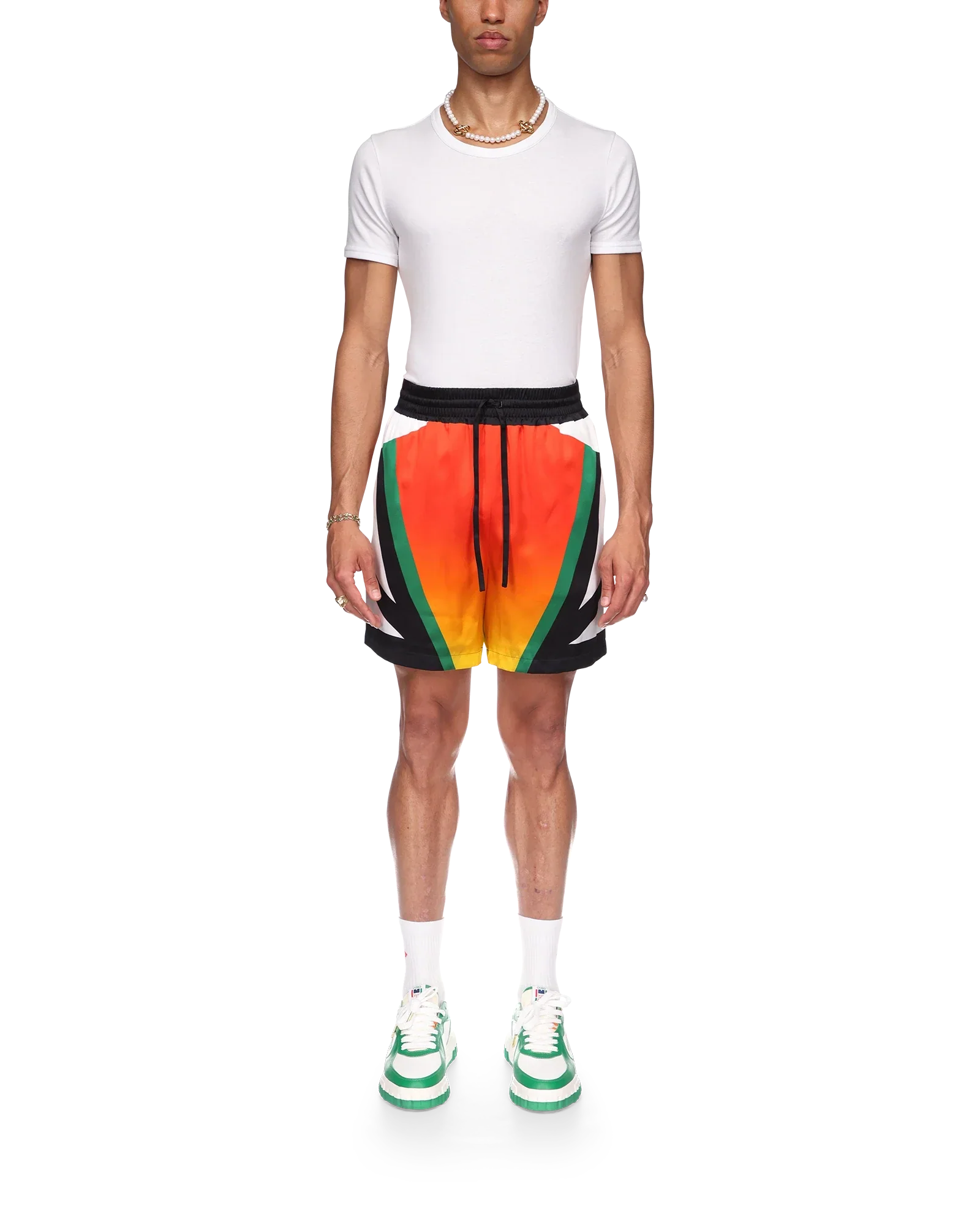Pantalones cortos de seda Casa Moto Sport