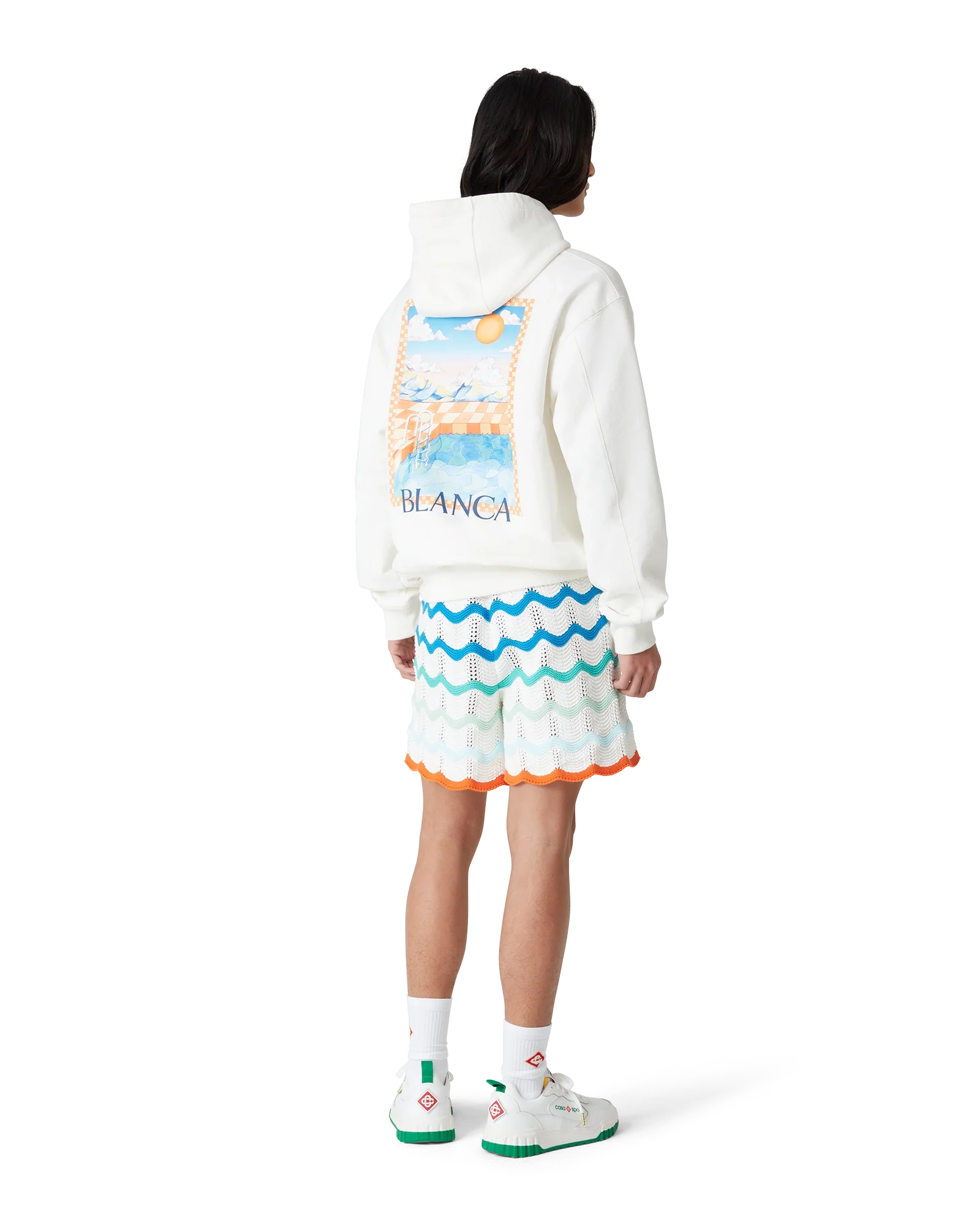 Sudadera con capucha de piscina surrealista
