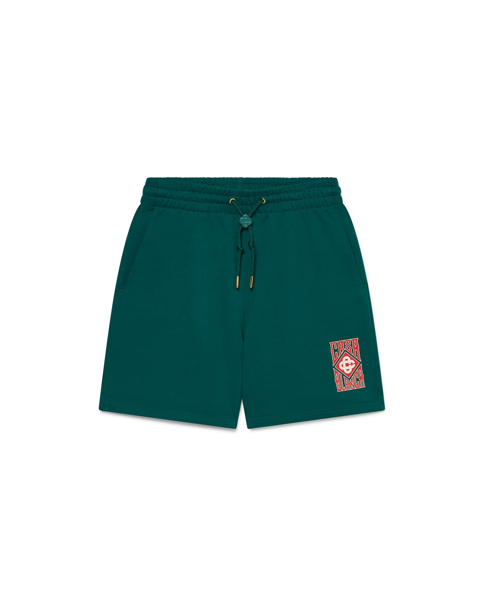 Pantalones cortos deportivos con logotipo gótico
