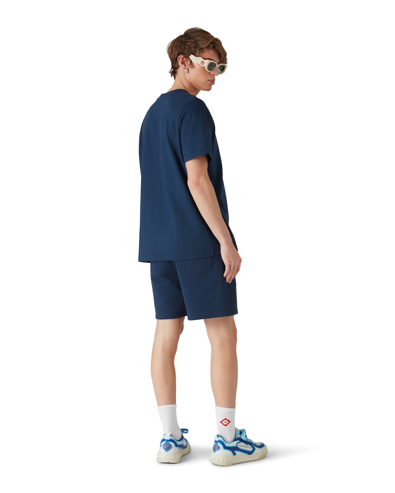 Pantalones cortos deportivos con logotipo de diamante
