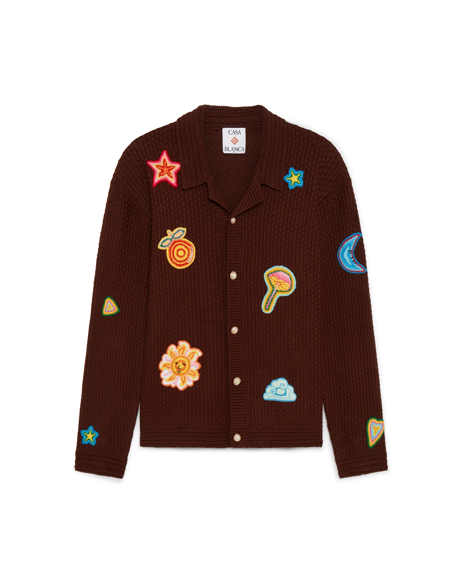 Motif Crochet Shirt